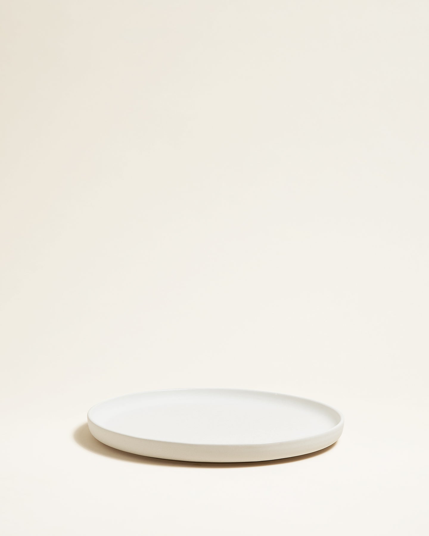 Faro Plate Small Matt White