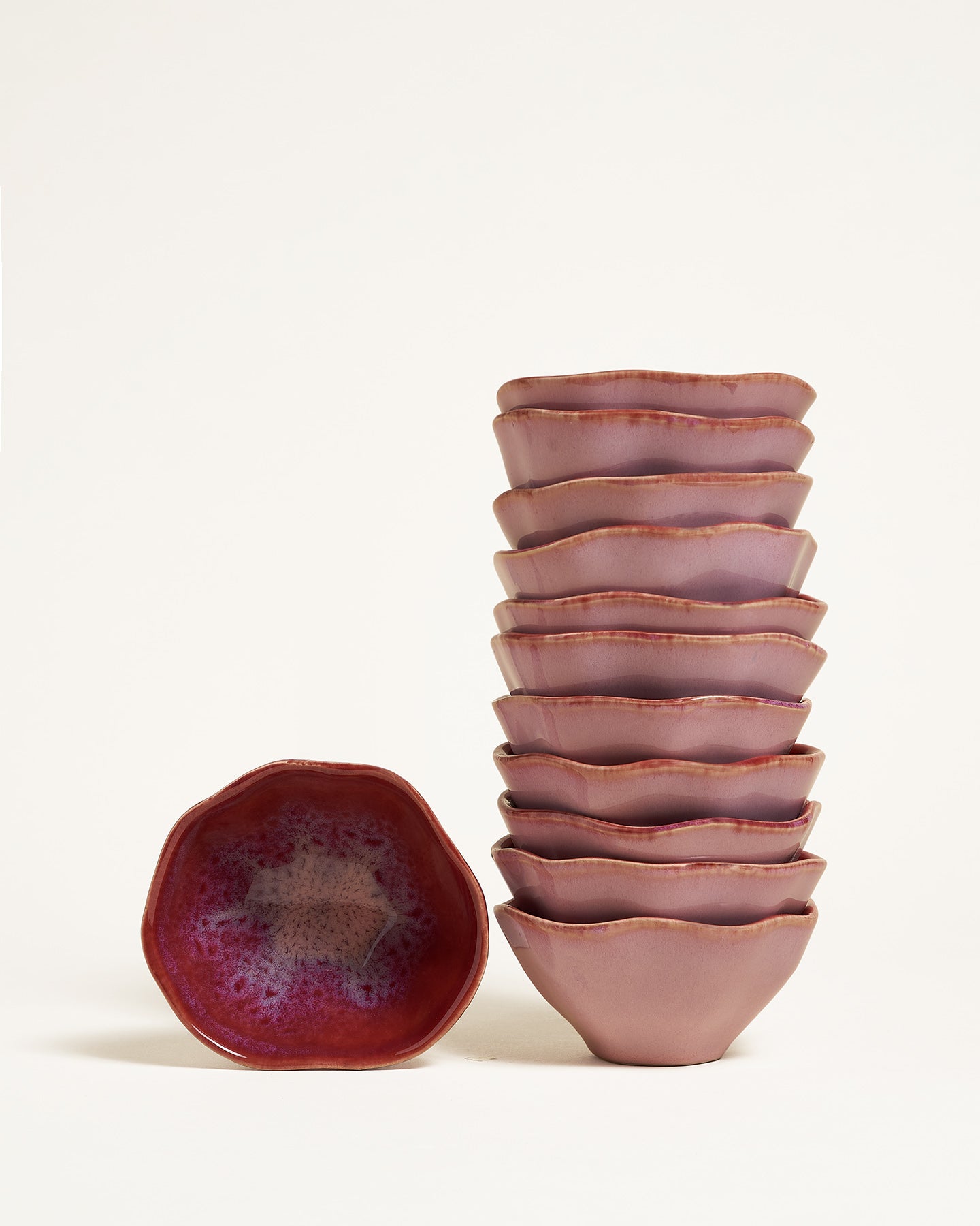 Concha Bowl Small Ruby Red