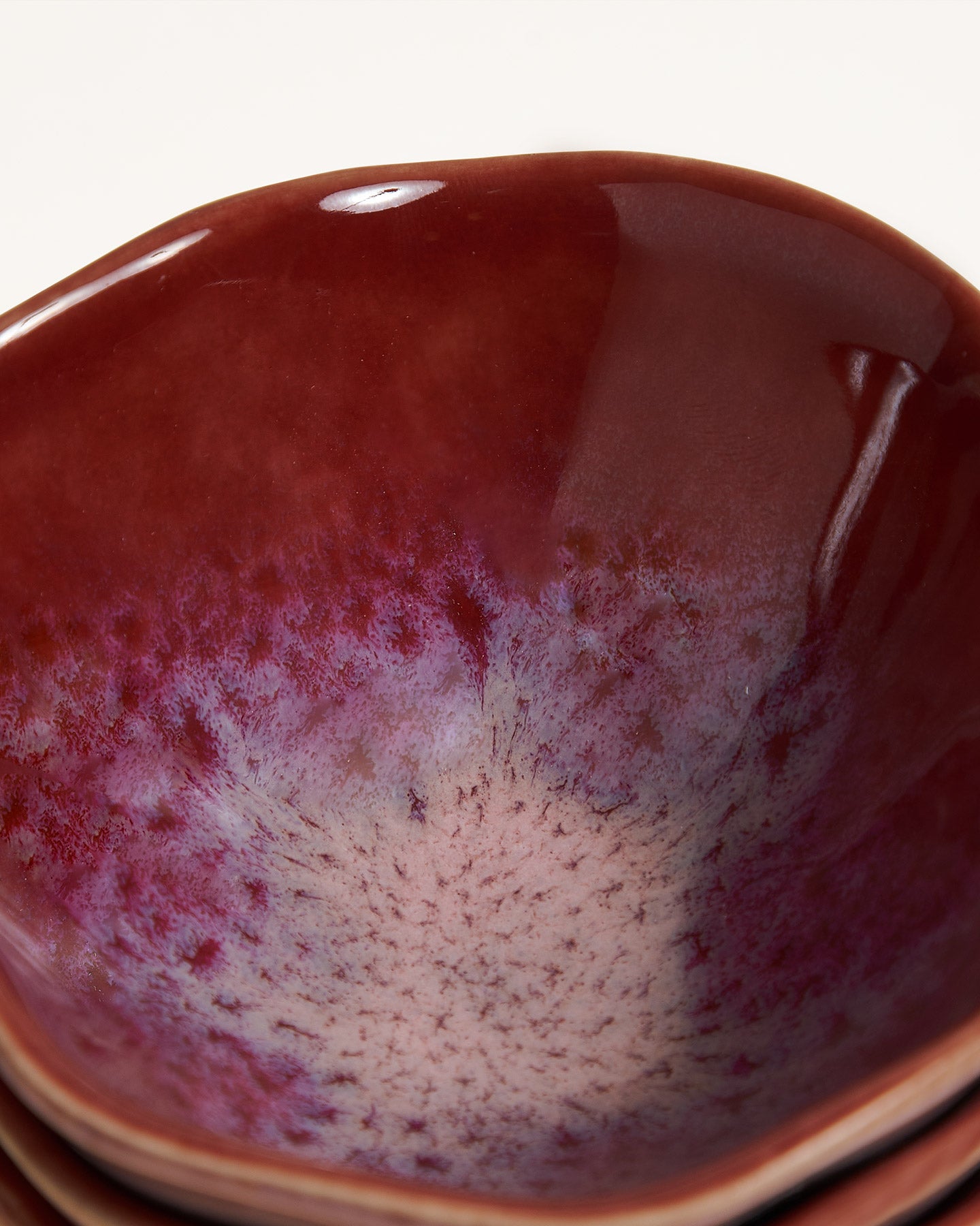 Concha Bowl Small Ruby Red