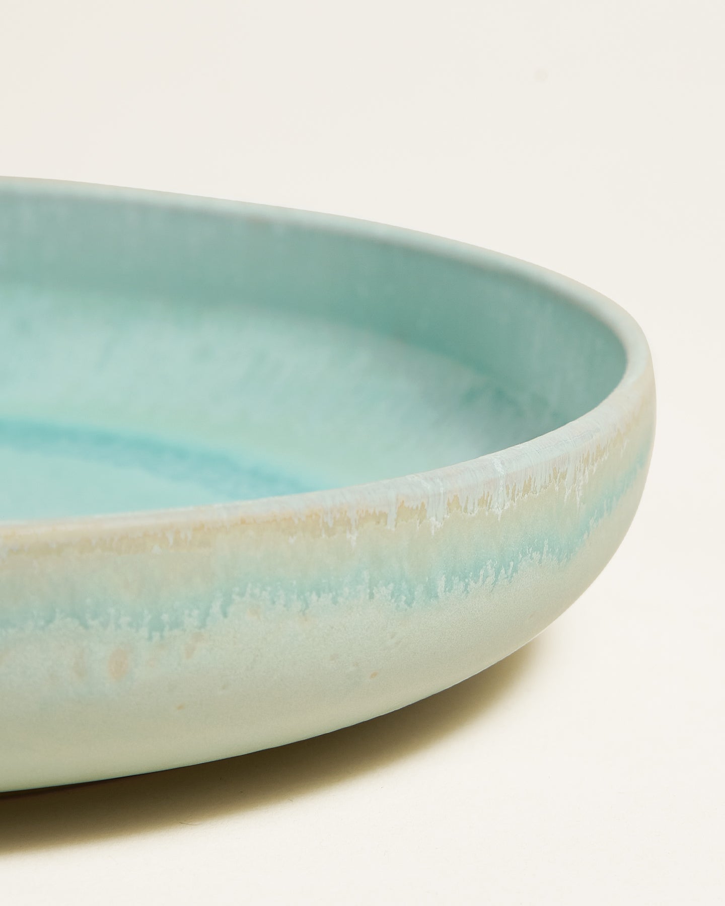 Faro Pasta Plate Turquoise Green