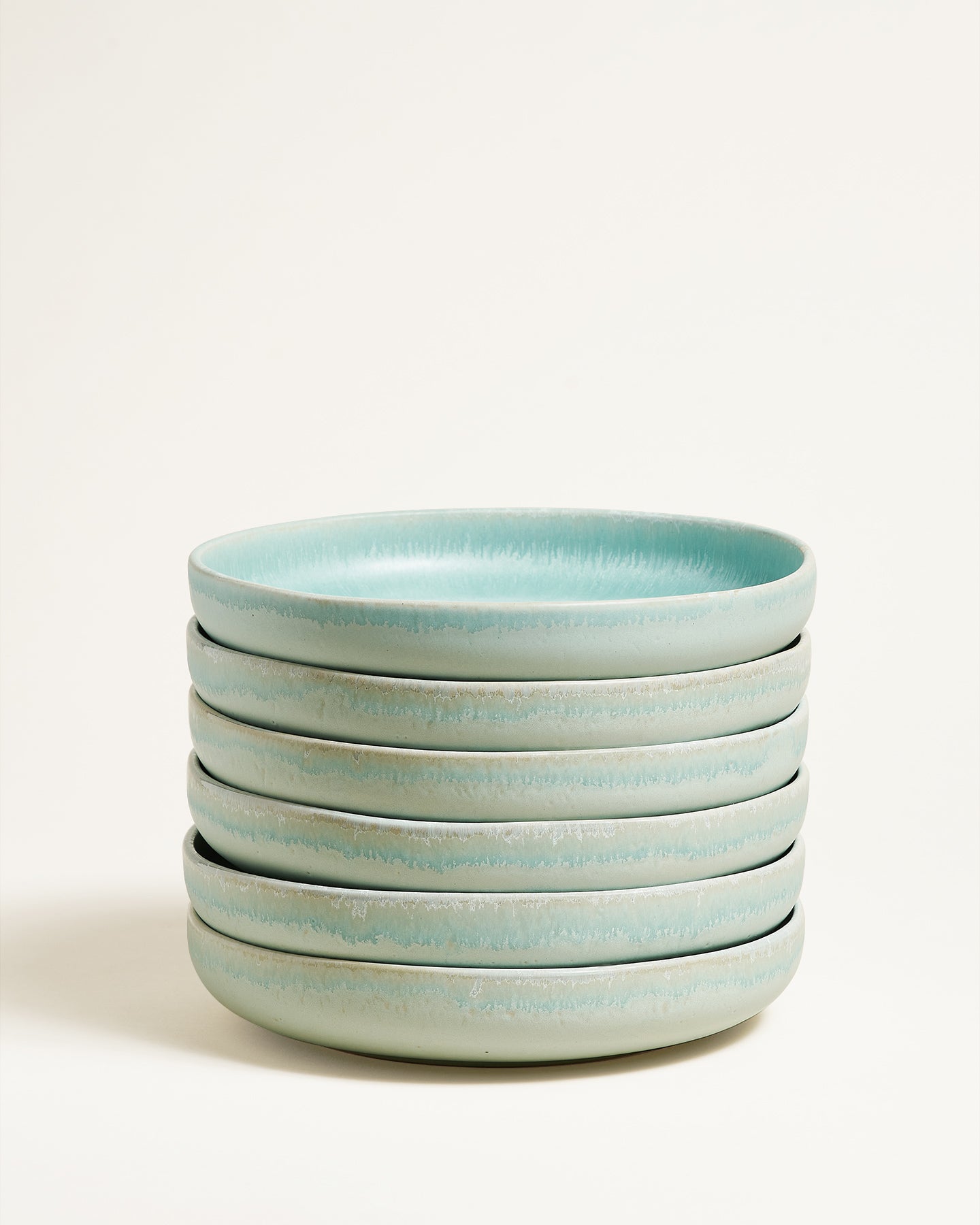 Faro Pasta Plate Turquoise Green