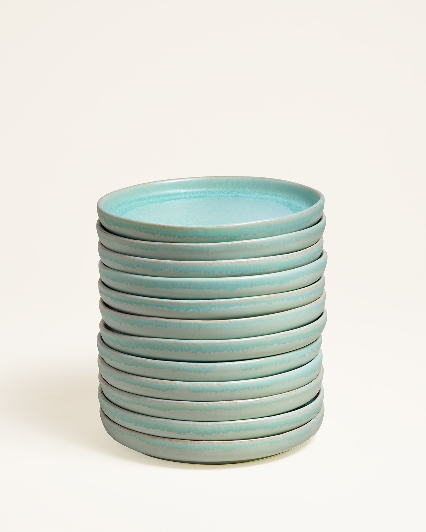 Faro plate mini turquoise green