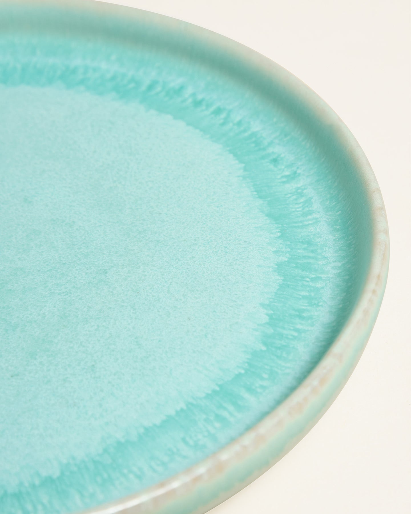 Faro plate mini turquoise green