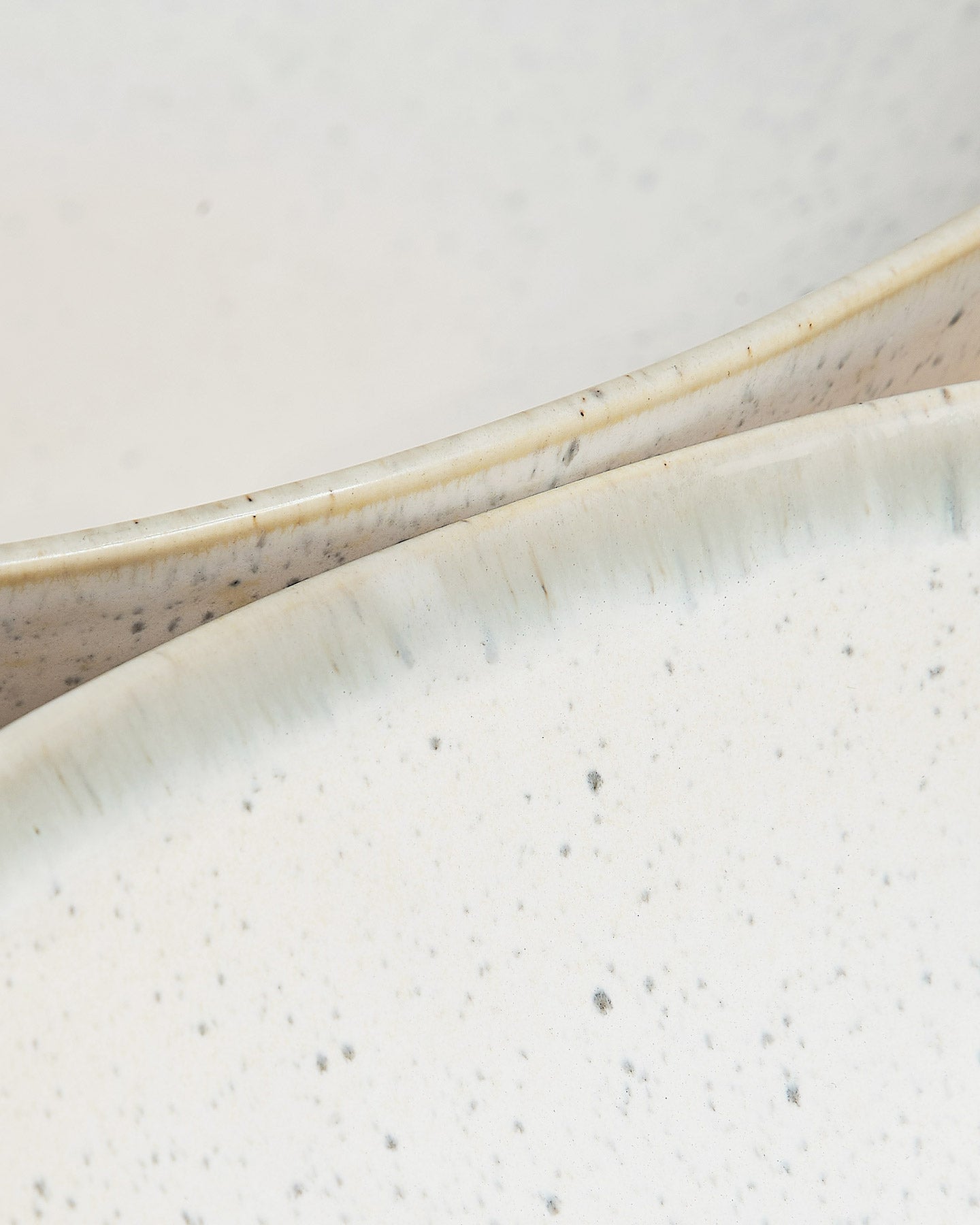 Aurora Salad Bowl with Speckles Azure