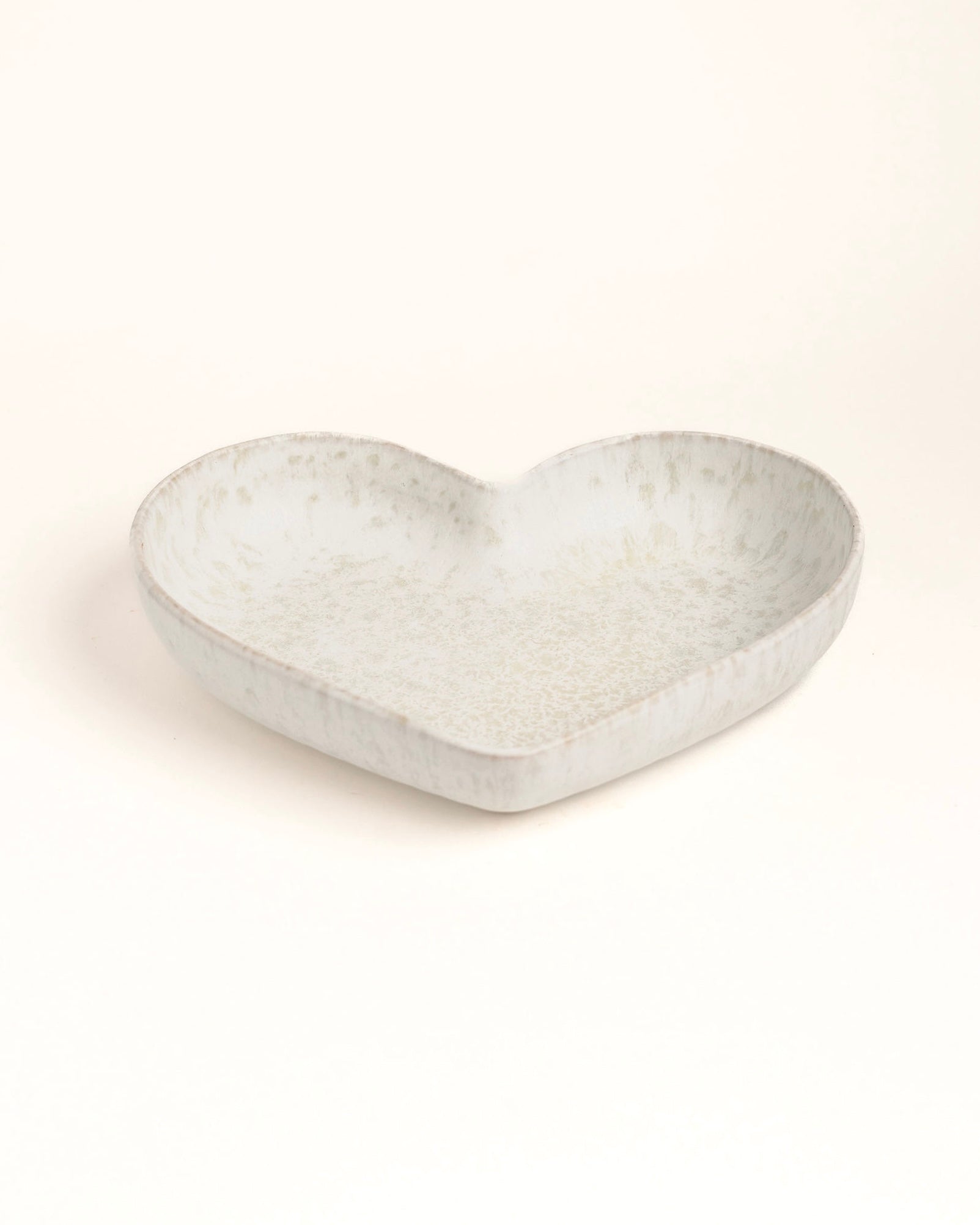 Amora Teller tief Mattweiß Creme