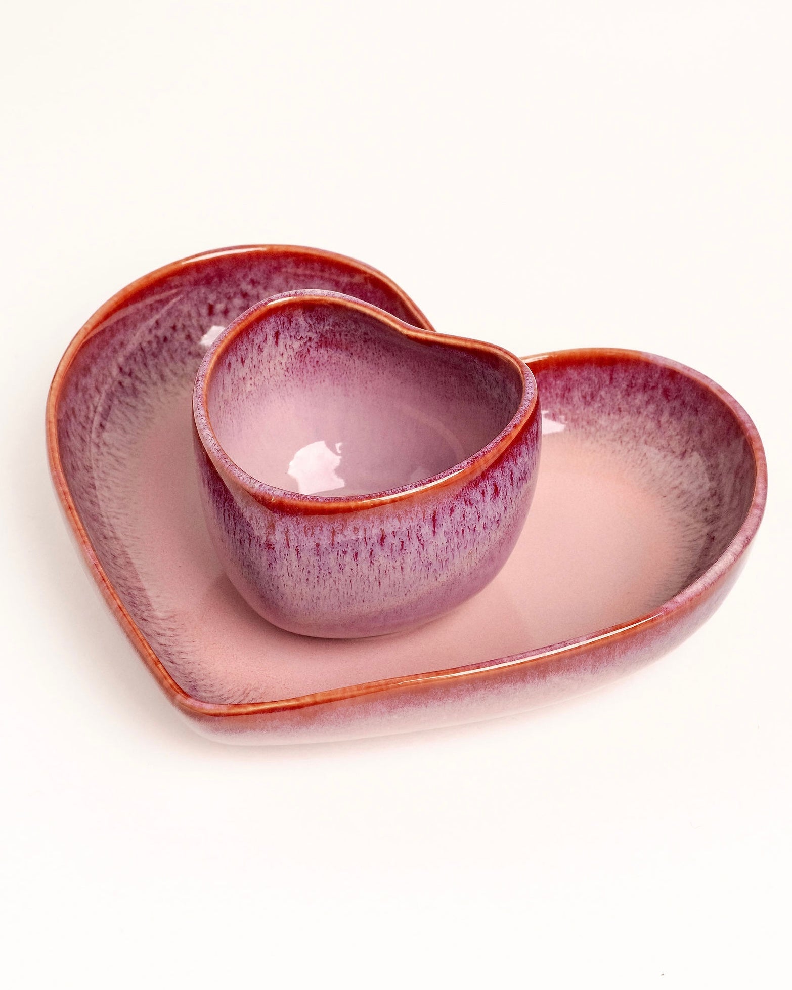 Amora Teller tief Rosa