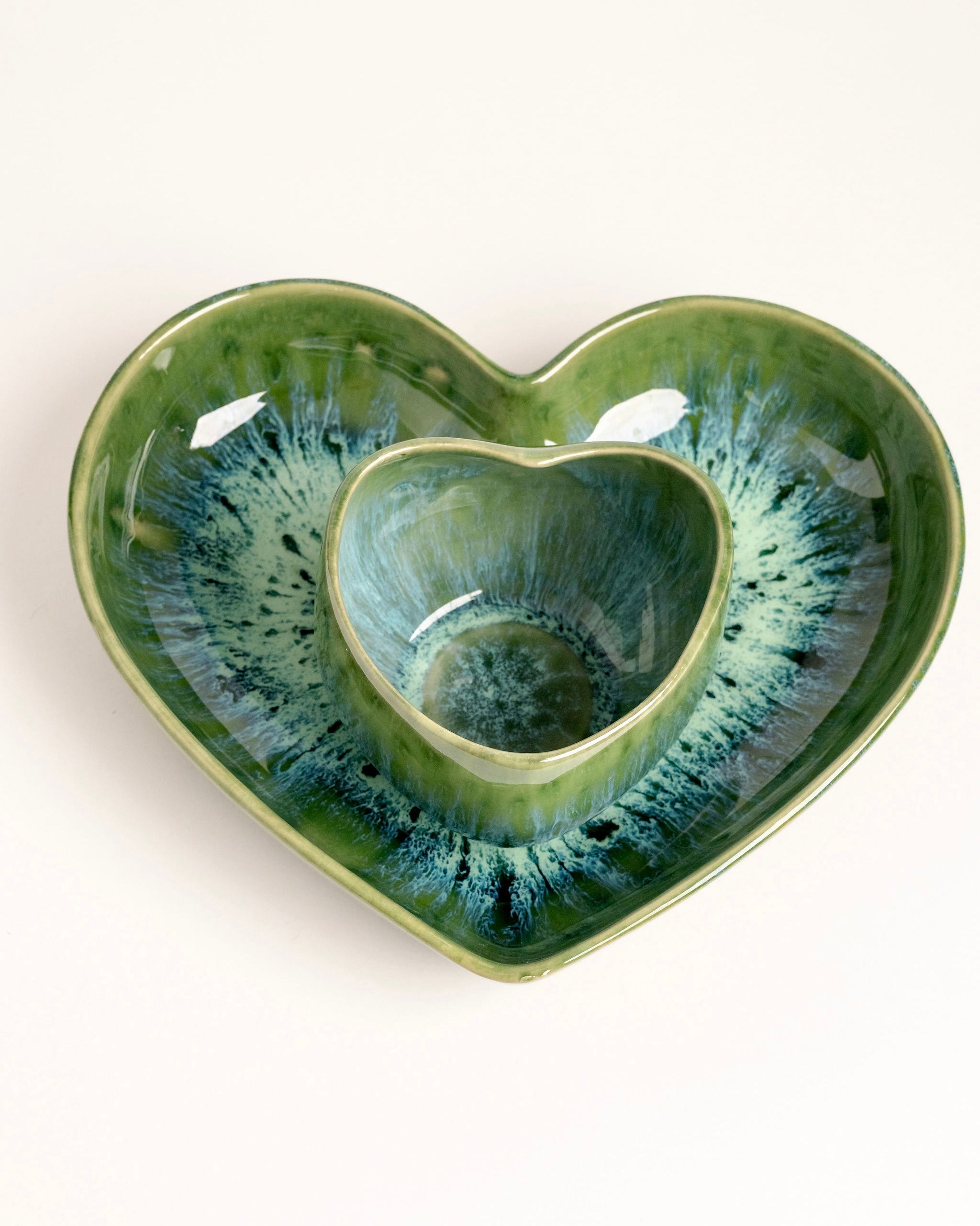 Amora Teller tief Madeira Grün