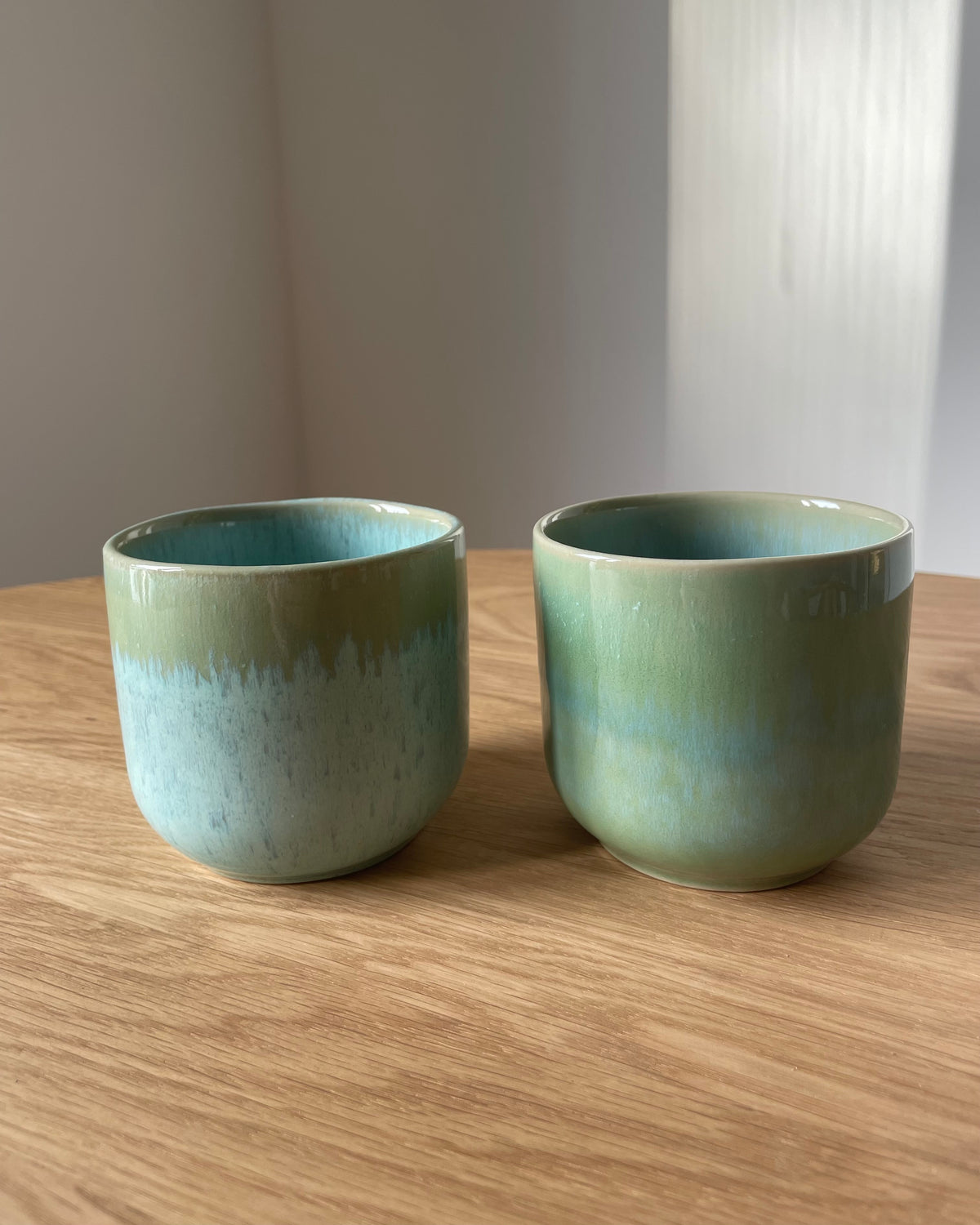 Évora Becher Mint Grün Imperfections