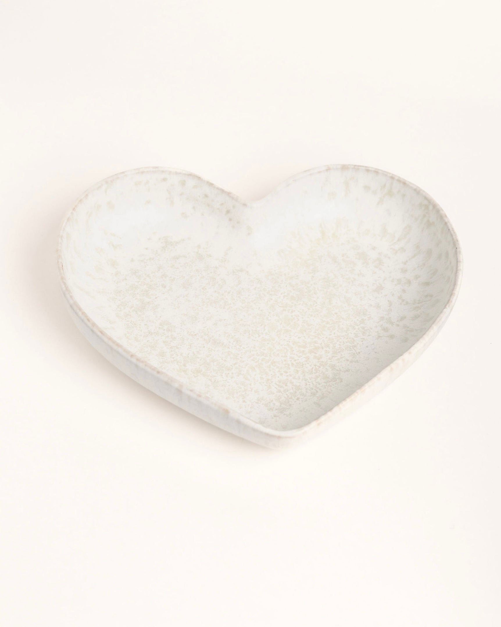 Amora Teller tief Mattweiß Creme