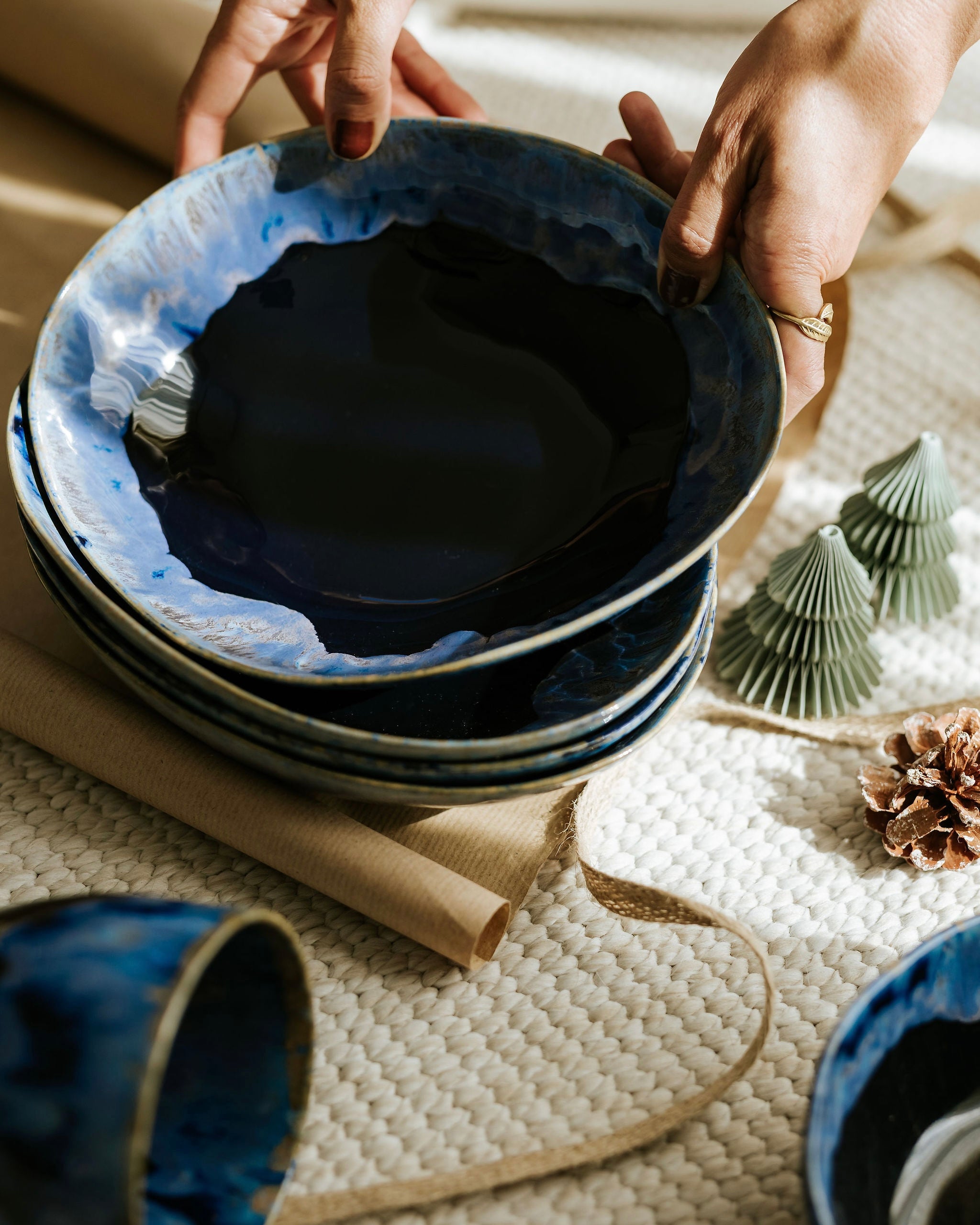 Lino Pastateller Deepseablue