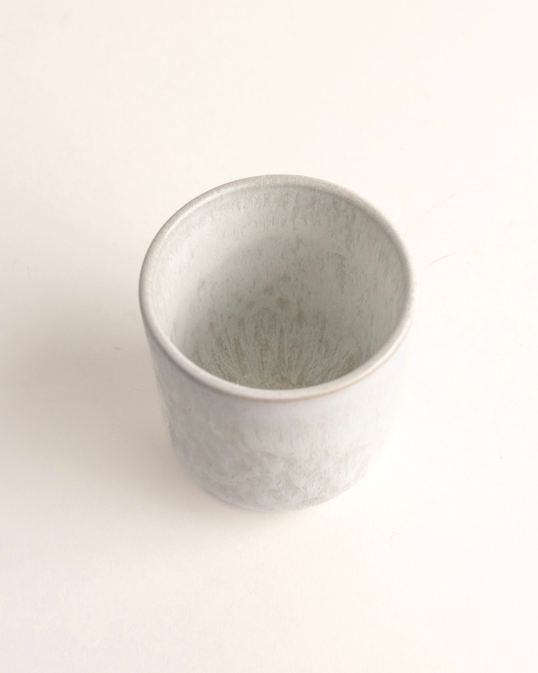 Noa Becher klein Mattweiß Creme