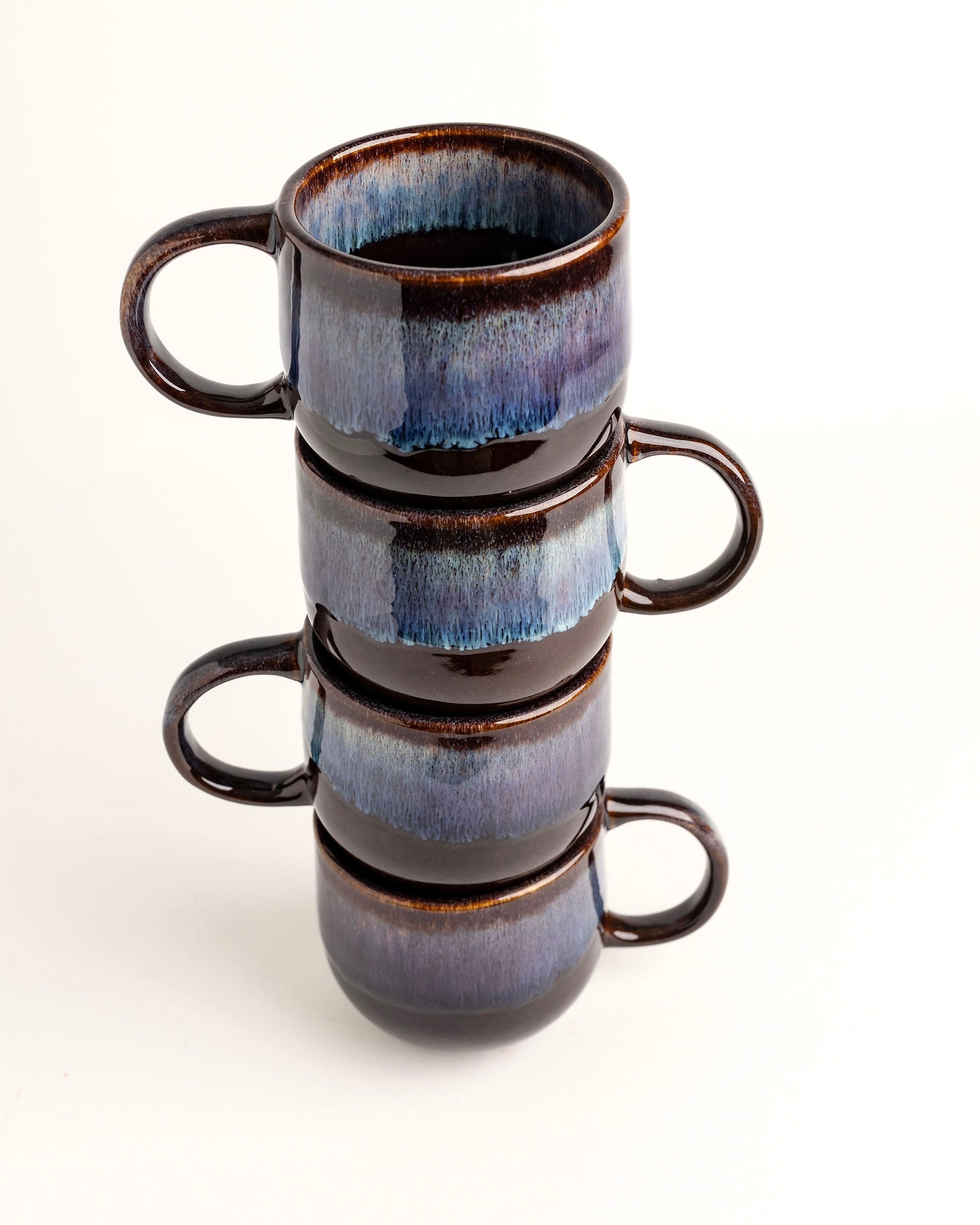 Doce Tasse Braun Blau