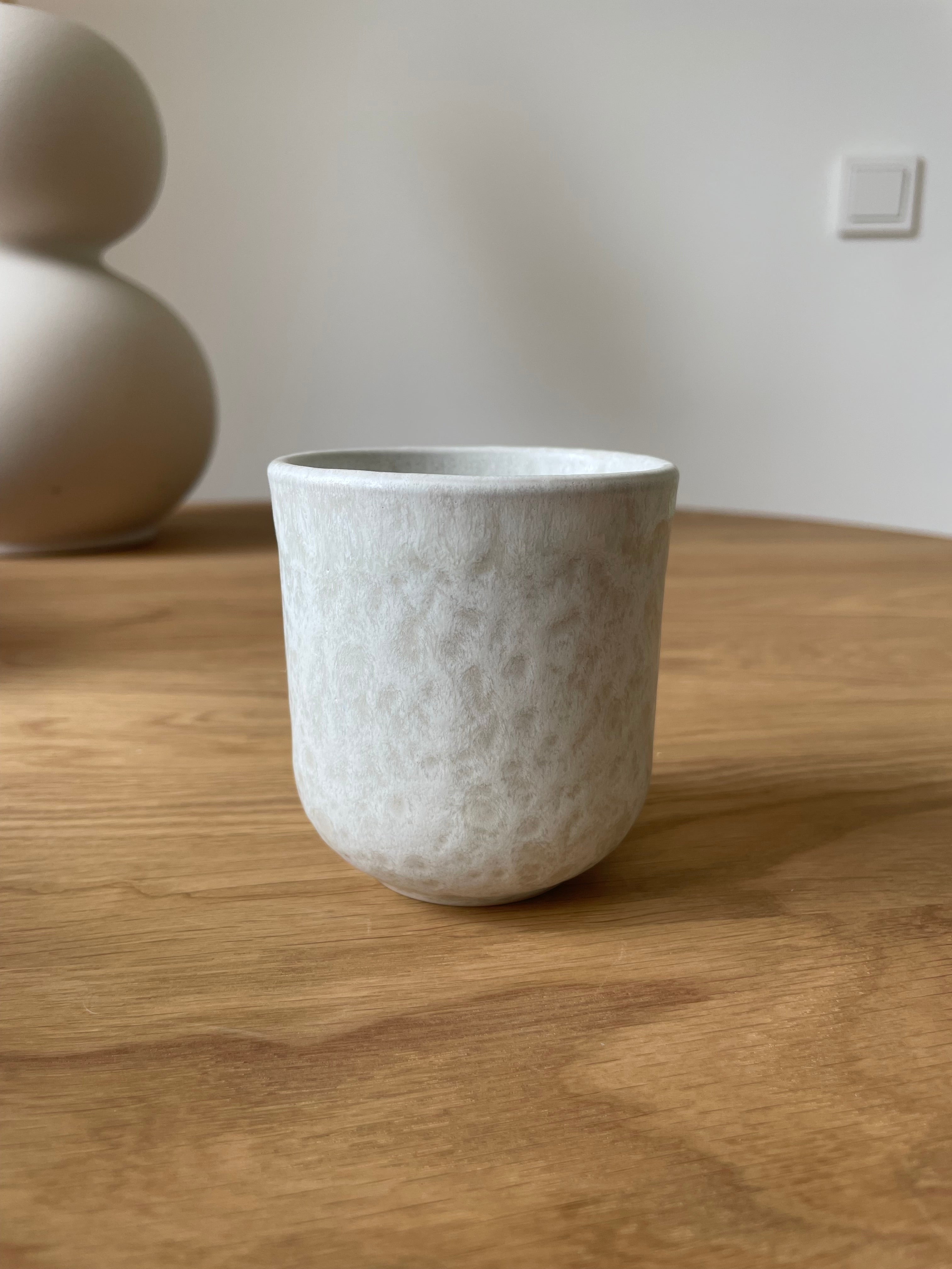 Noa Mug Small Matt White Cream