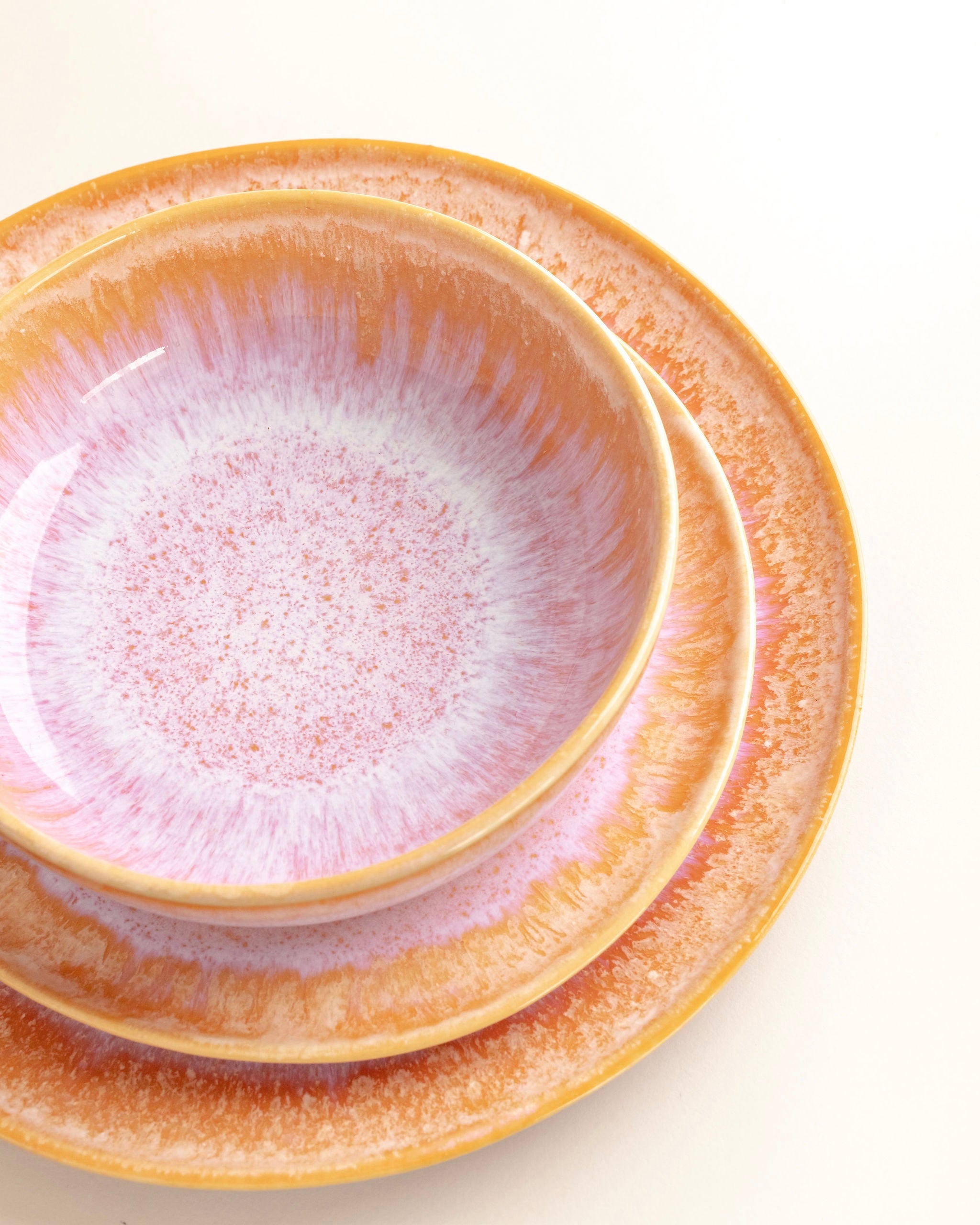 Évora Tableware Set P small Coral Pink 18-piece