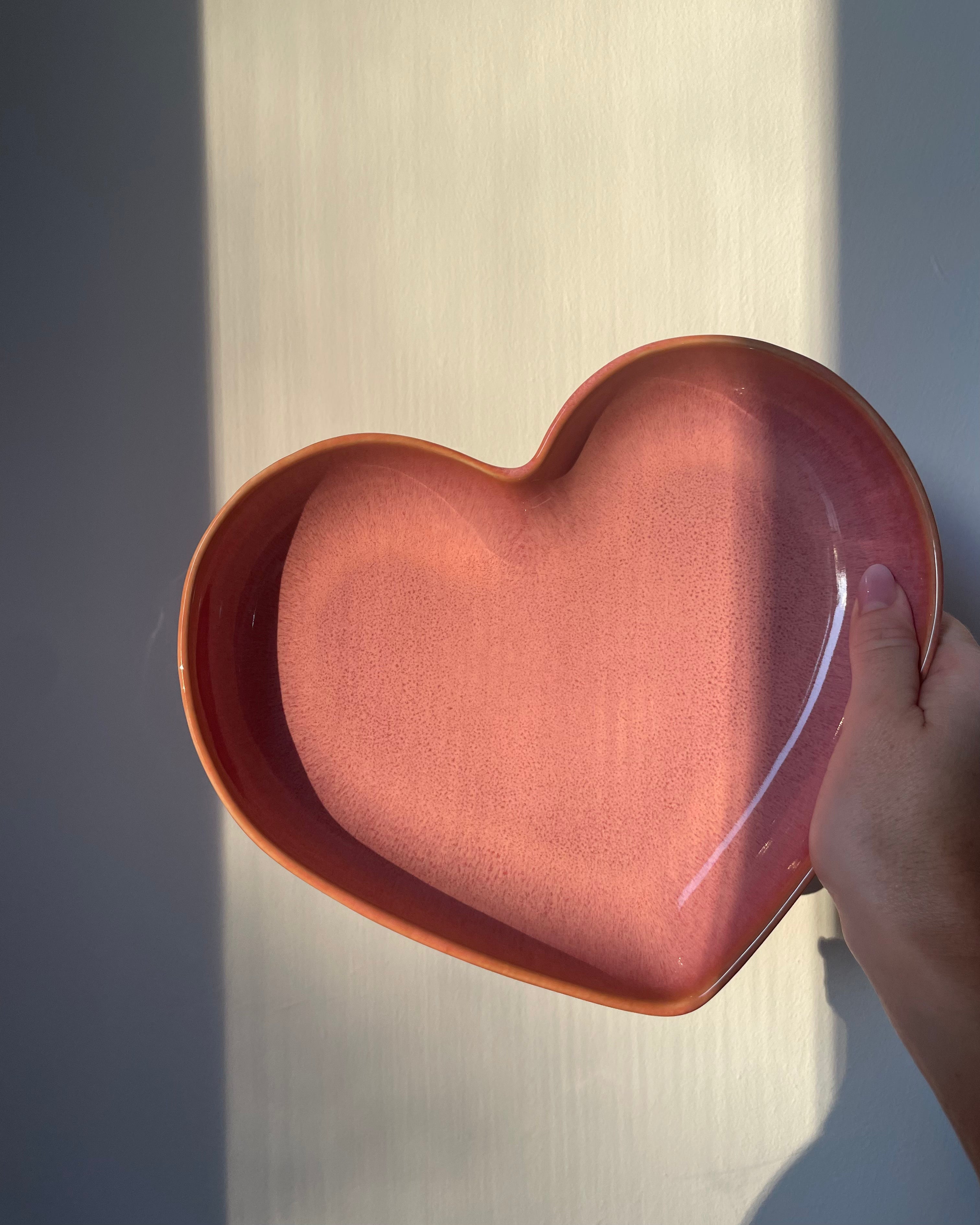 Amora Teller tief Coral