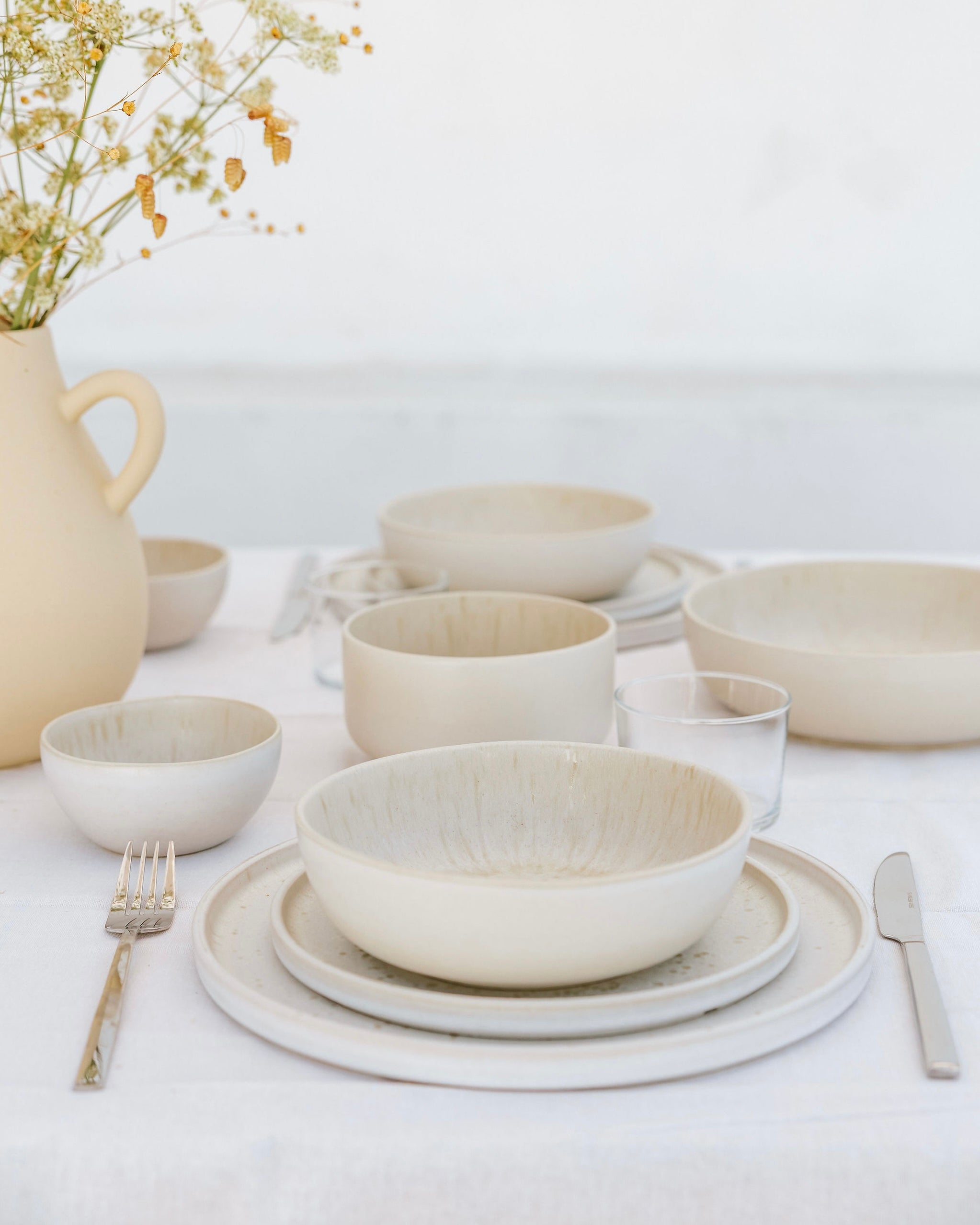 Amado Pasta Plate Small Cream