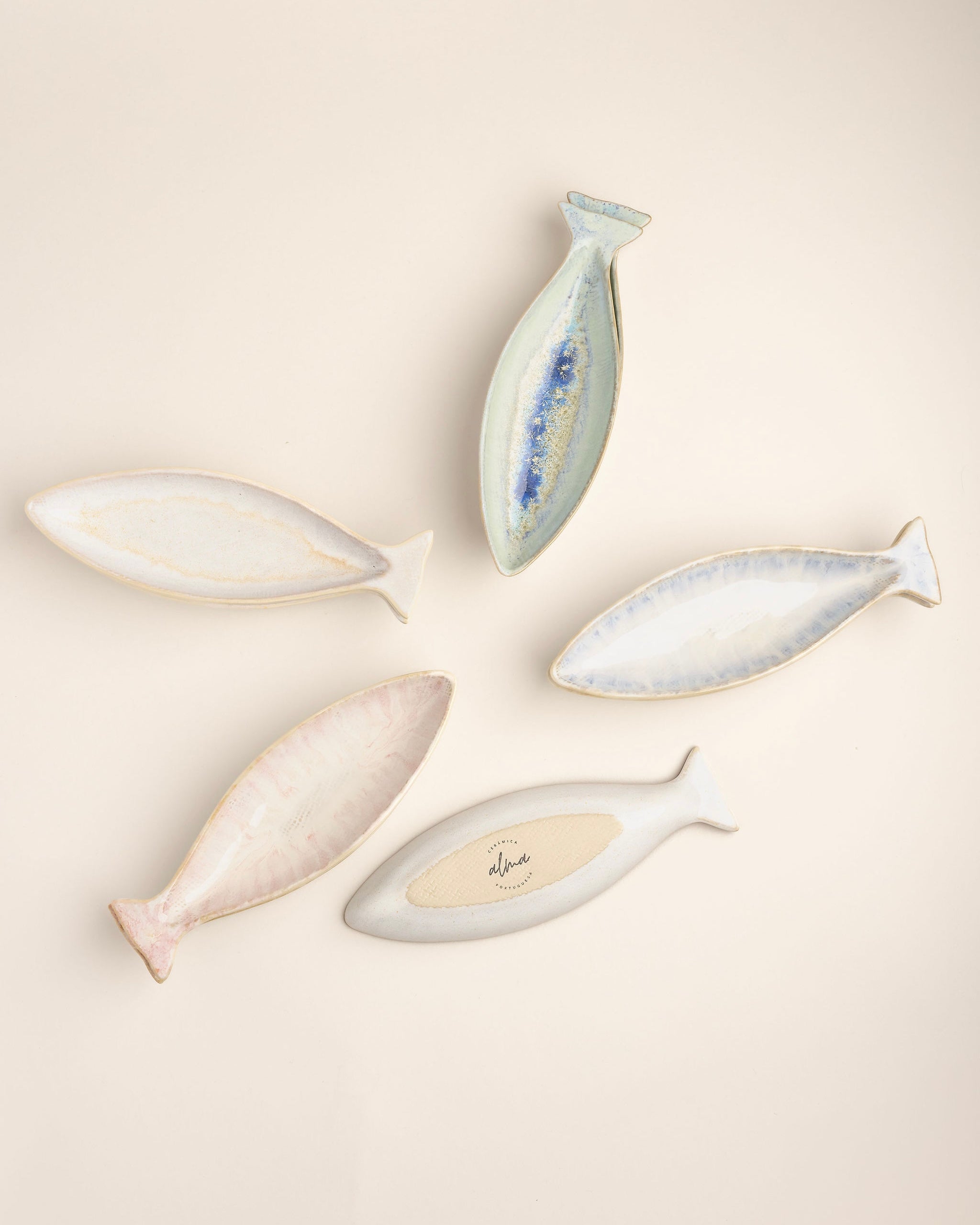 Maricor Fisch Servierschale klein Perlmutt