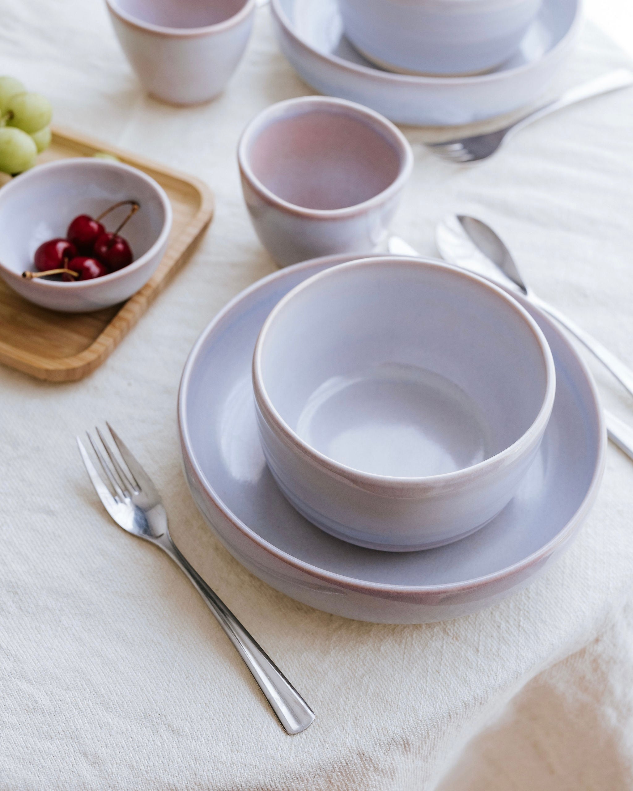 Paraíso Geschirrset Lilac 12-teilig