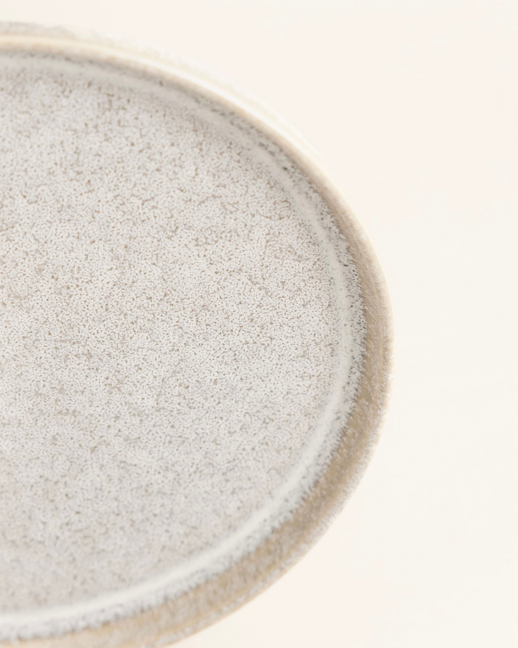 Faro Plate Small Matt White