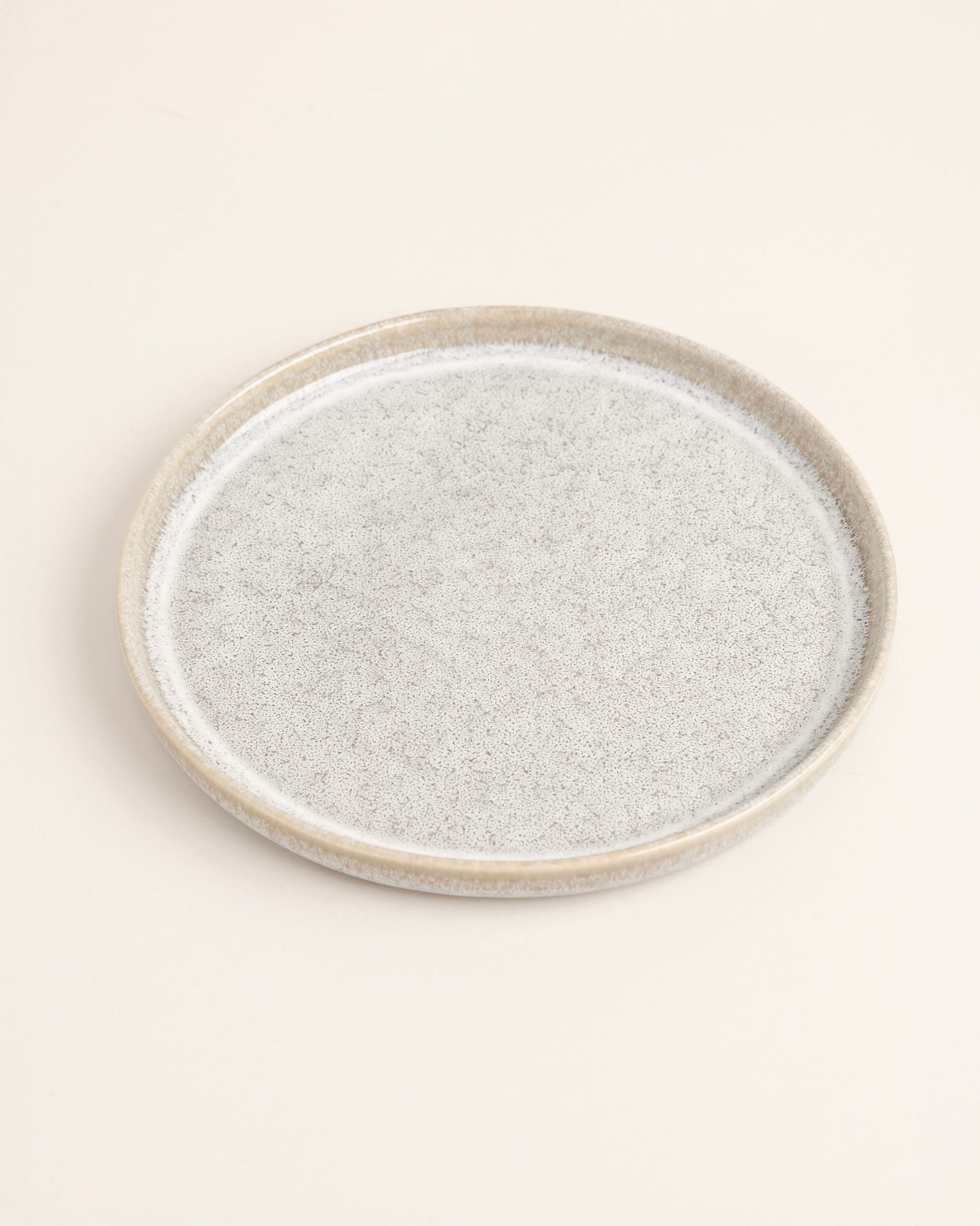 Faro Plate Small Matt White
