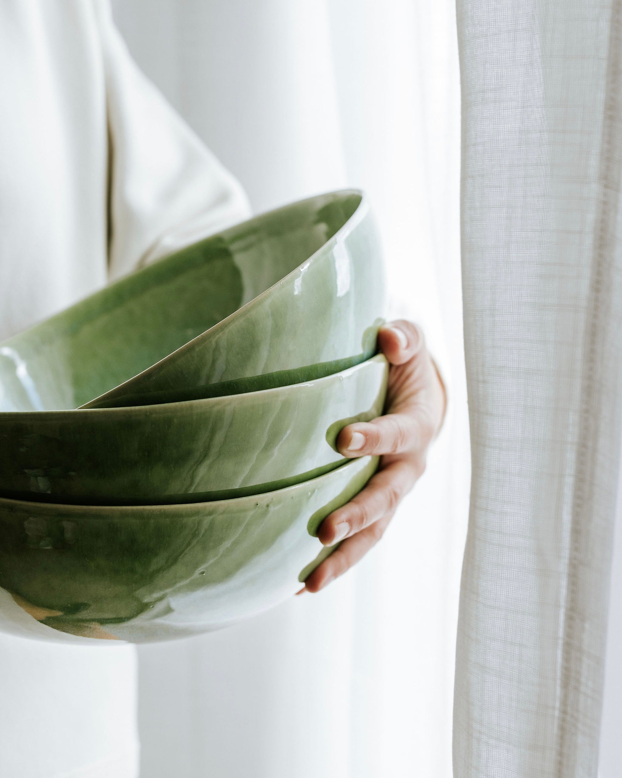 Madeira Salad Bowl Green