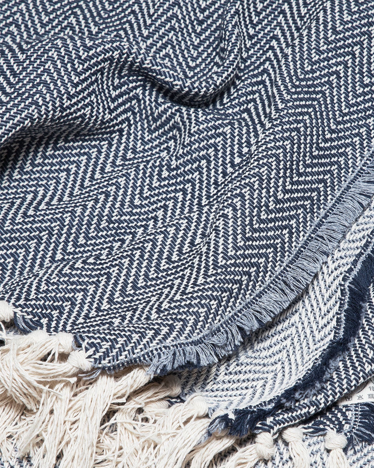 Alentejo Blanket Cotton Dark Blue