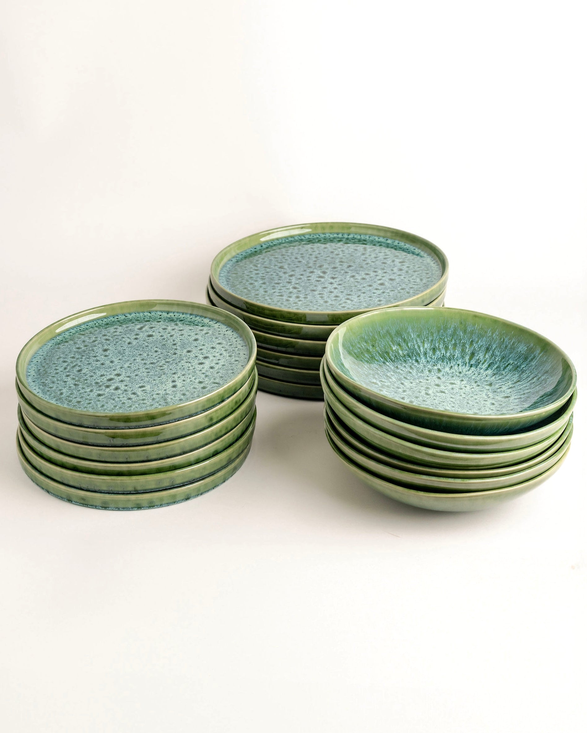 Madeira Geschirrset P Grün 18-teilig