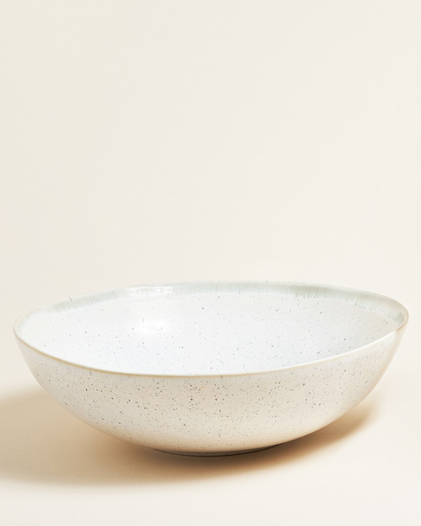 Aurora Salad Bowl with Speckles Azure