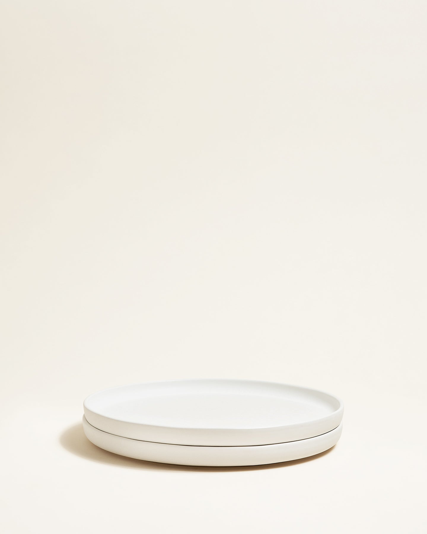 Faro Plate Small Matt White