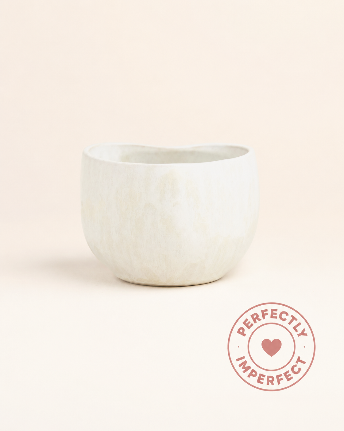 Amora Becher Mattweiß Creme B-Ware