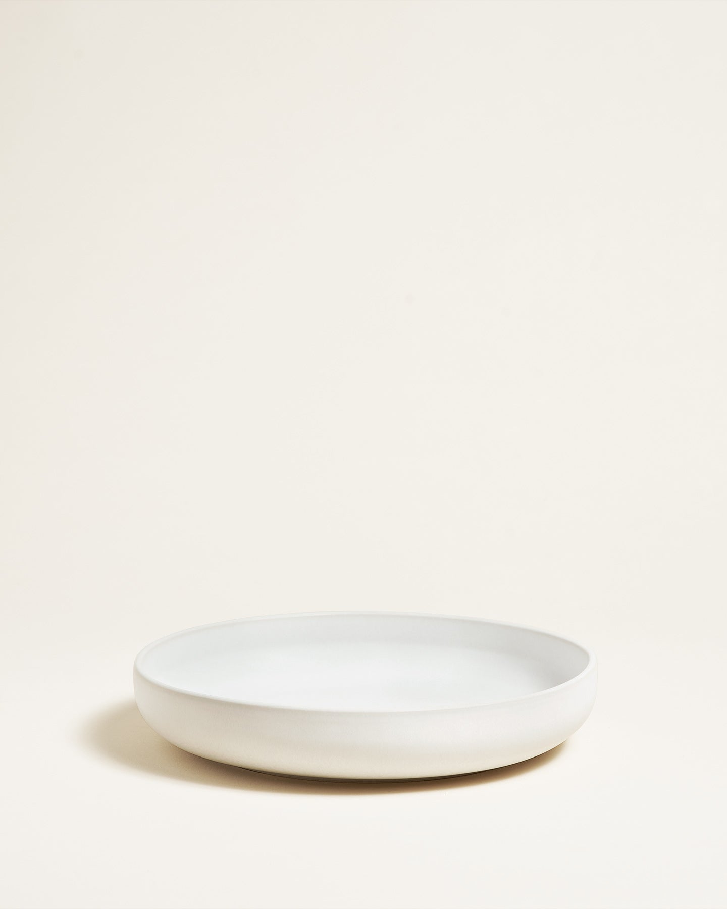 Faro Pasta Plate Matt White