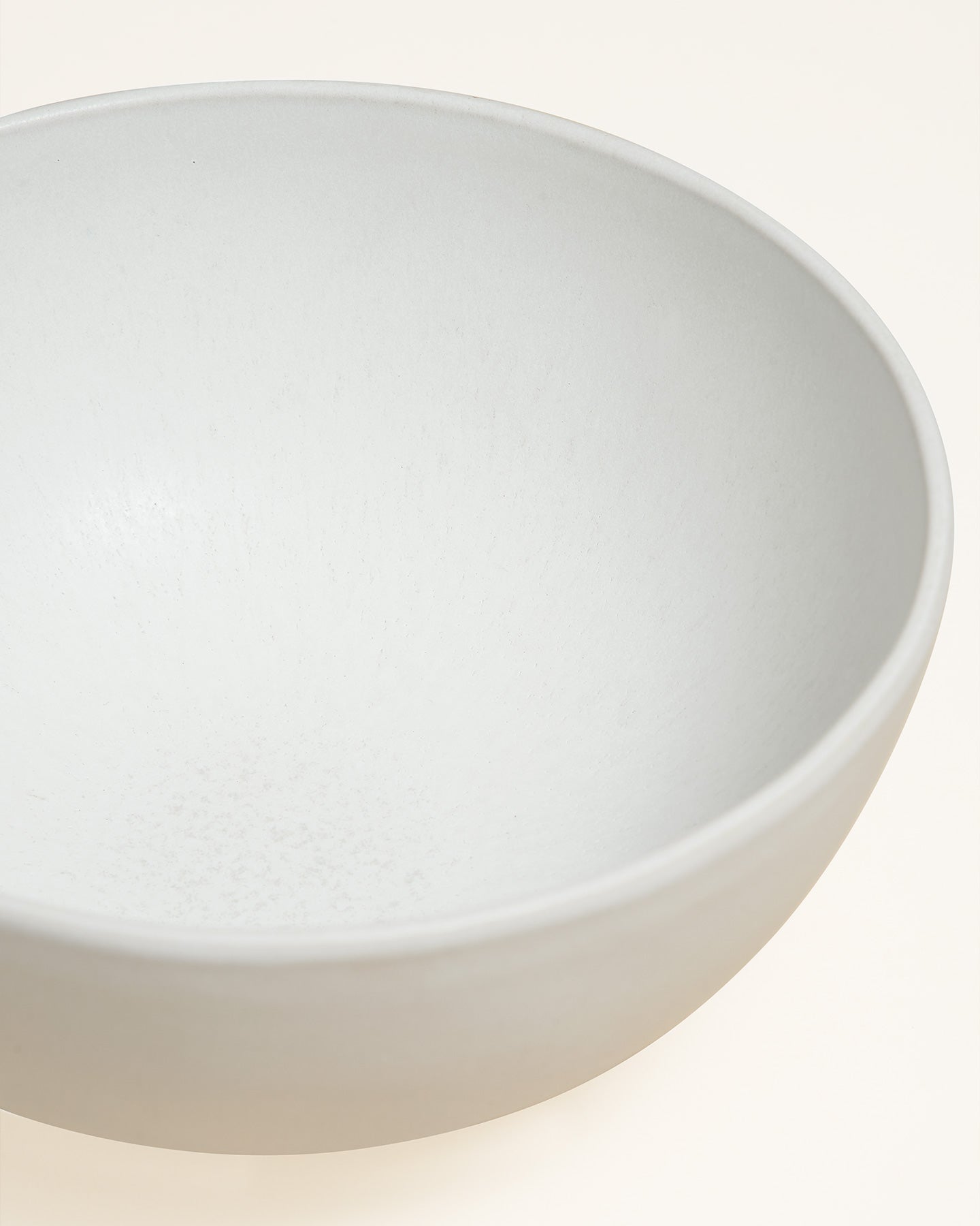 Faro bowl medium round matt white