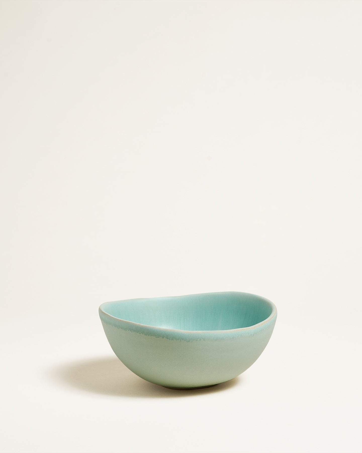 Faro cereal bowl turquoise green