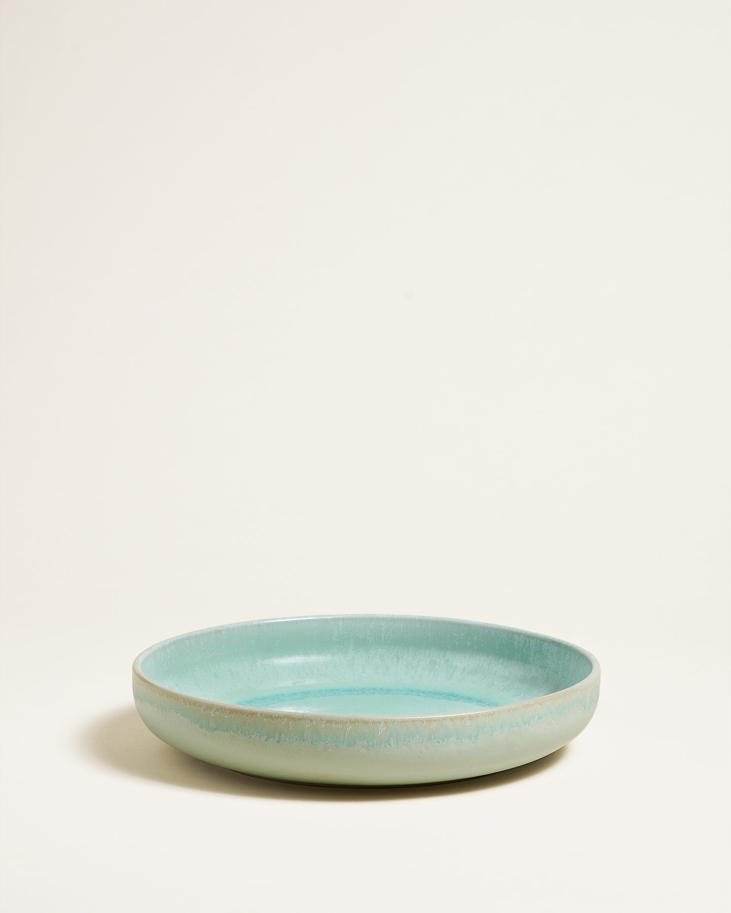 Faro Pasta Plate Turquoise Green