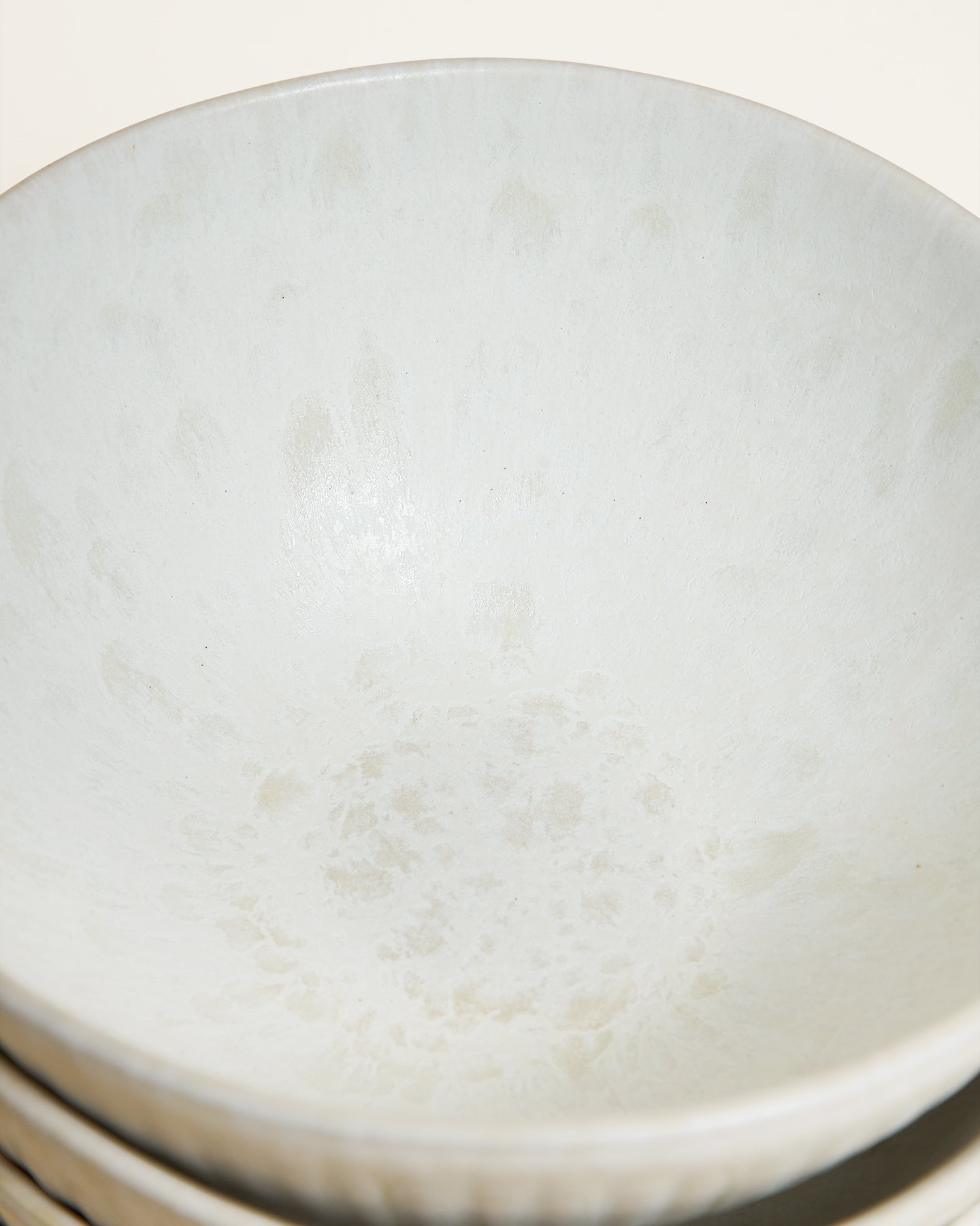 Suave cereal bowl matt white cream