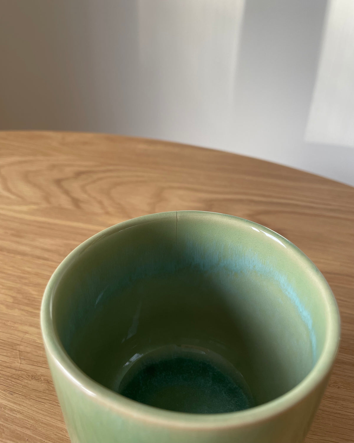 Évora Becher Mint Grün Imperfections