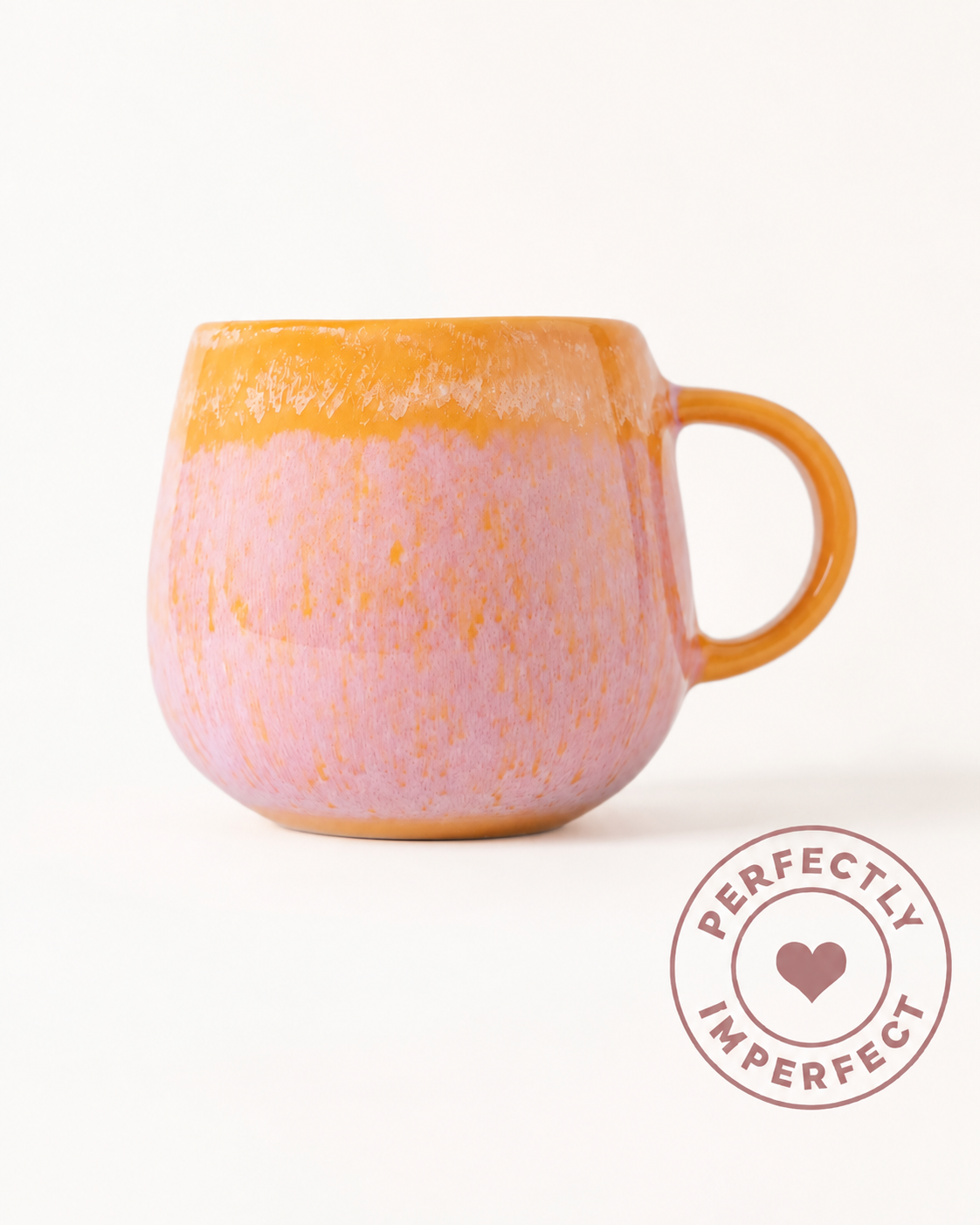 Évora Tasse Coral Rosa Imperfections