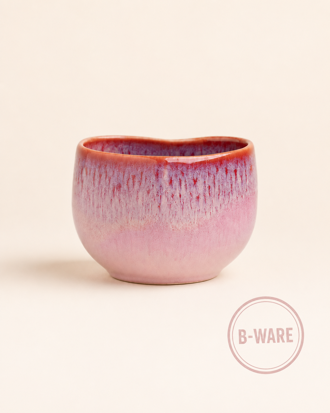 Amora Becher Rosa B-Ware