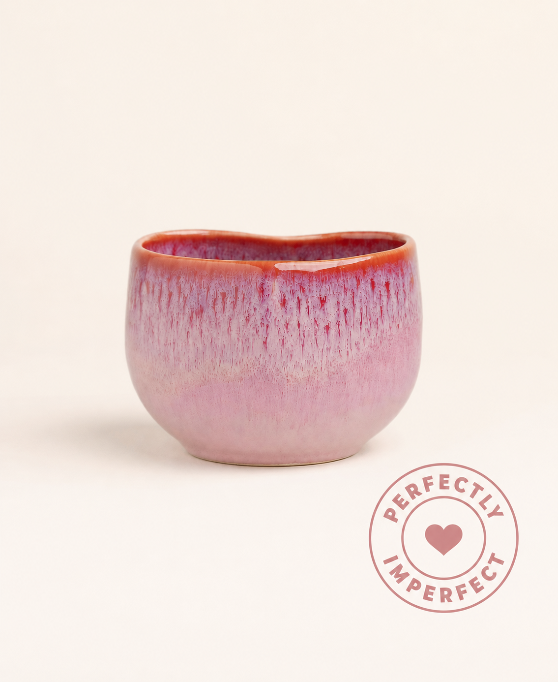 Amora Becher Rosa B-Ware