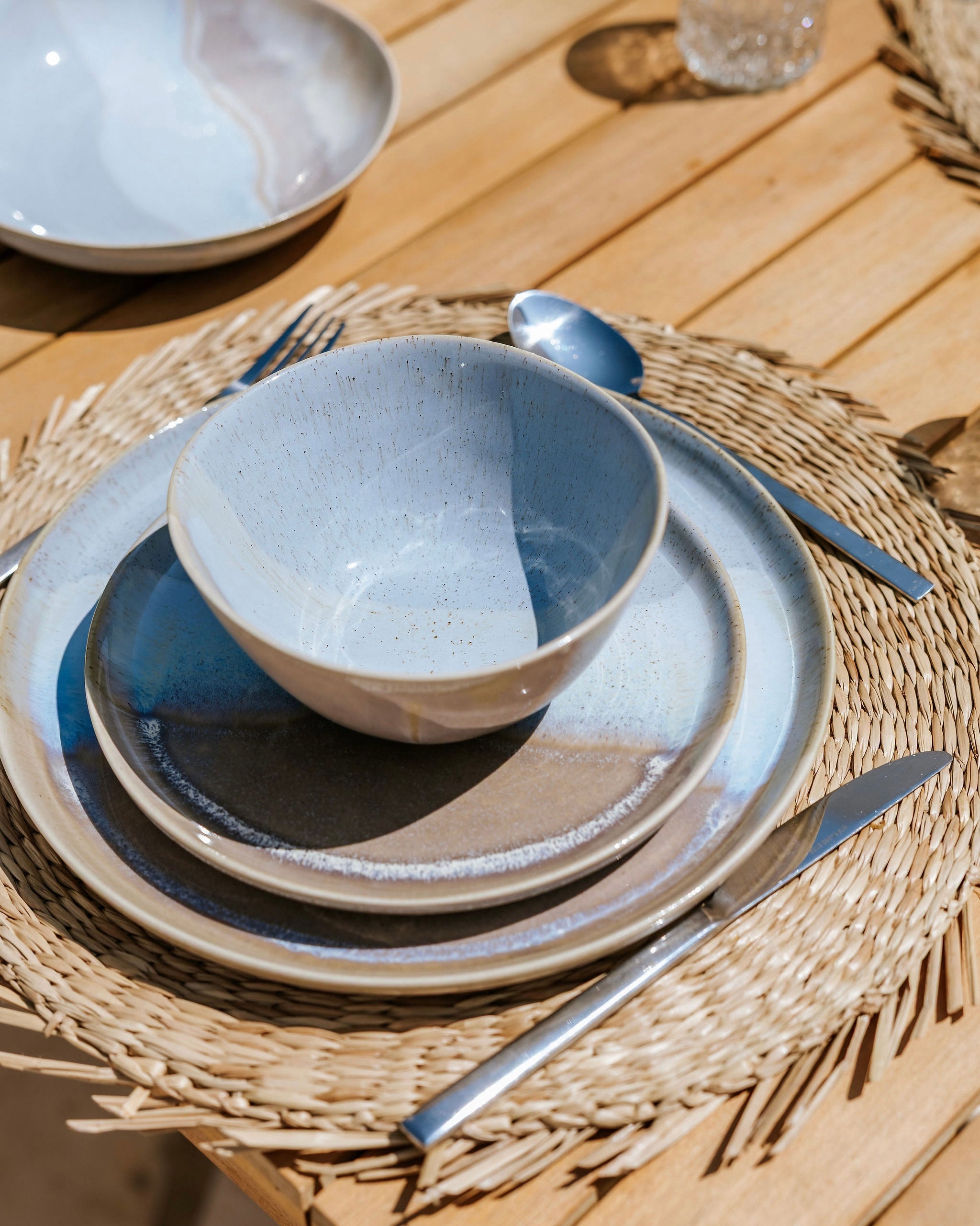 Aurora Geschirrset Aqua M 18-teilig