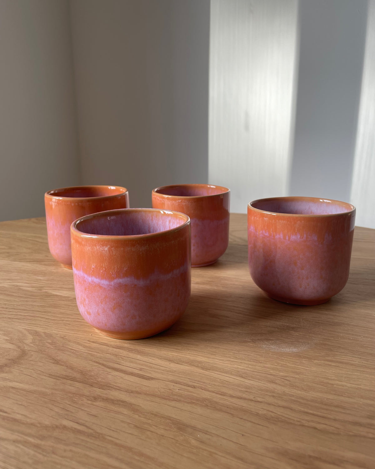 Évora Becher Coral Rosa Imperfections