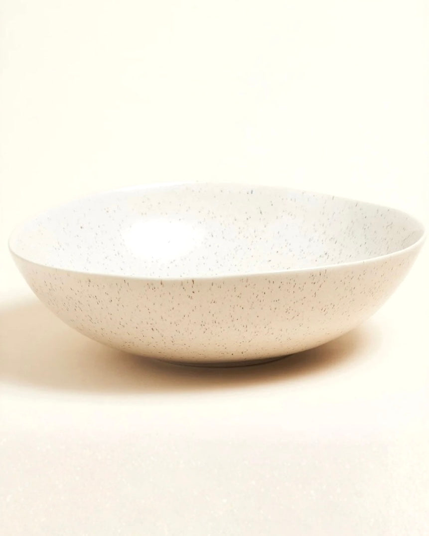 Aurora Salatschale Creme mit Sprenkeln