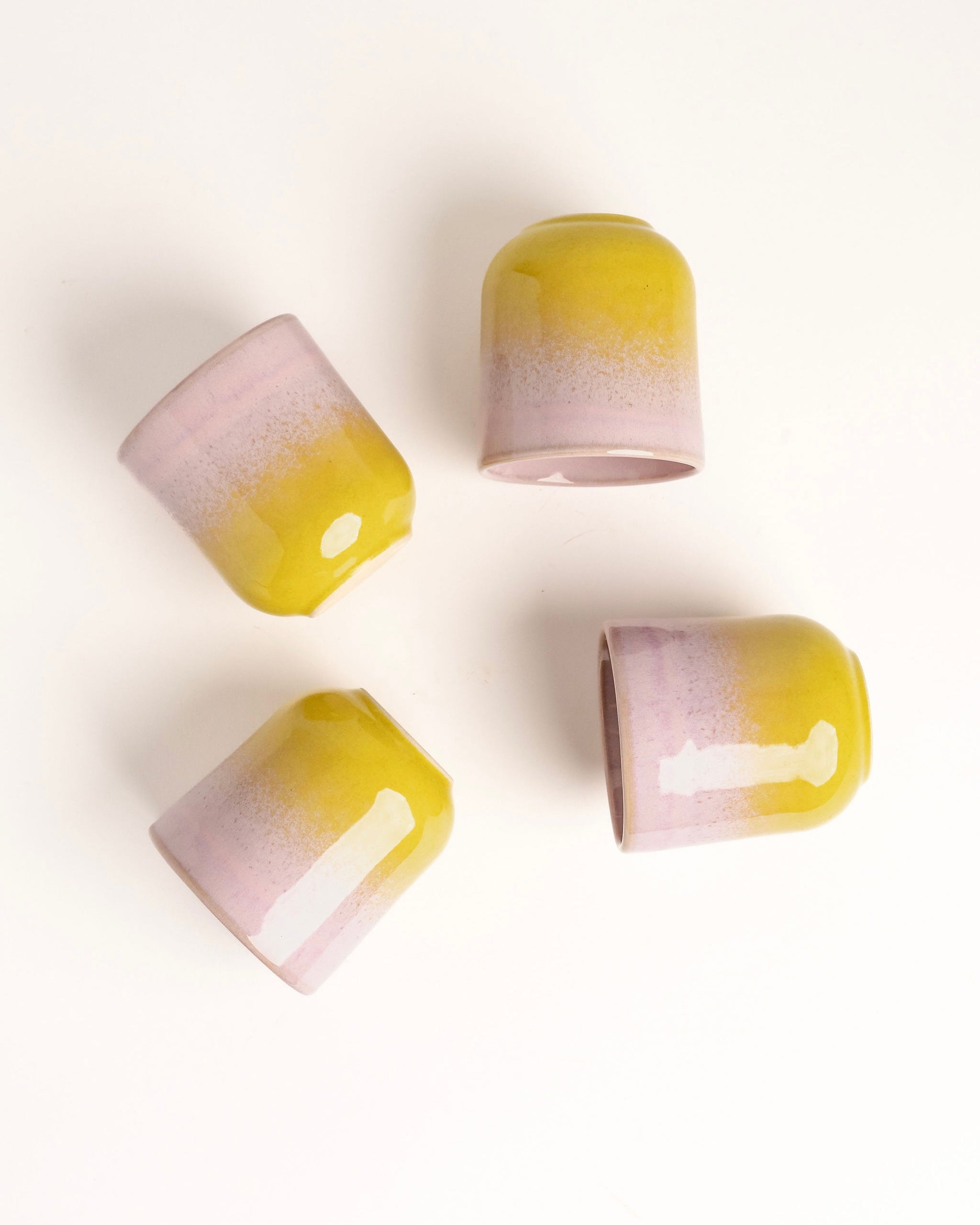 Noa Becher klein Rosa Gelb