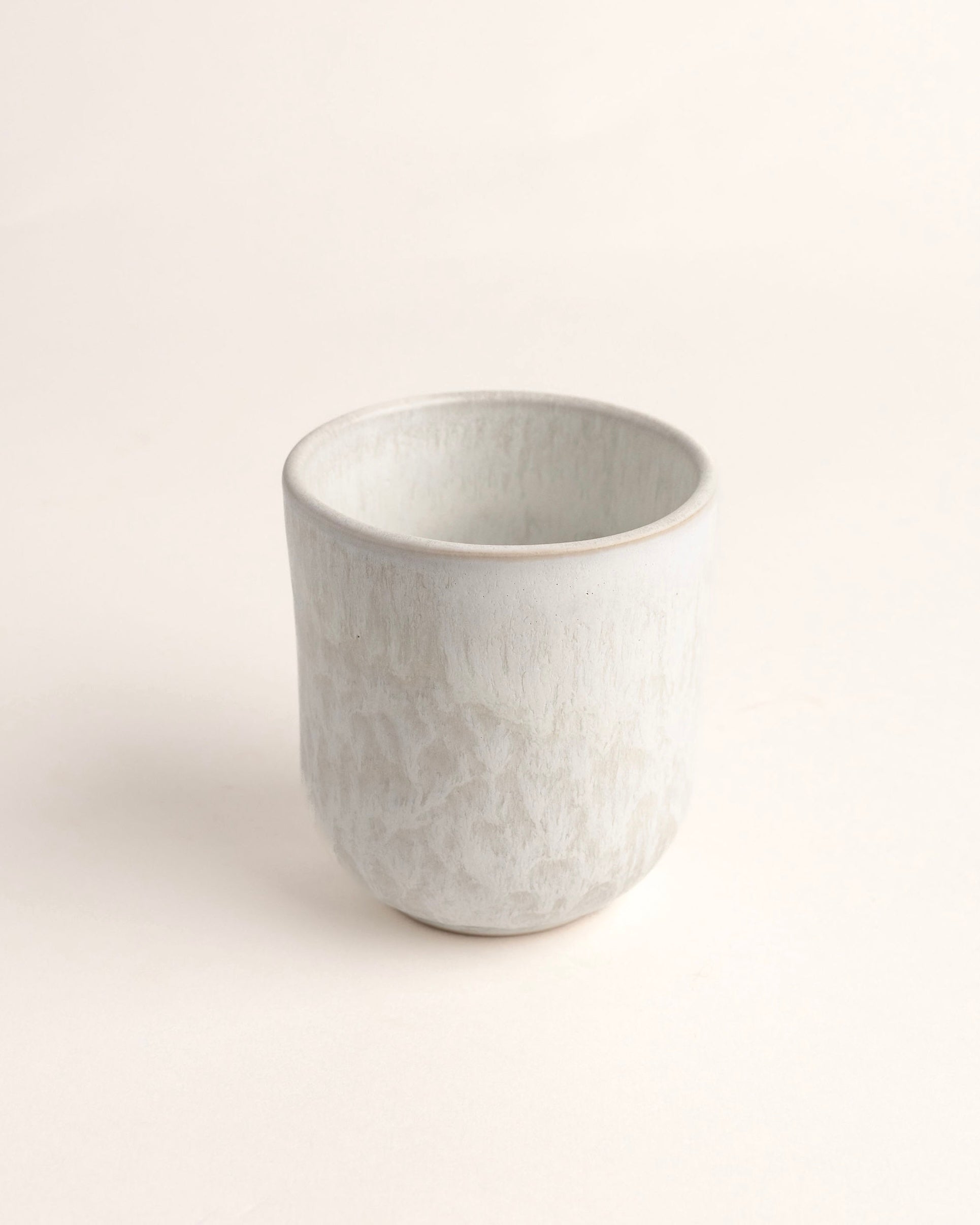 Noa Becher klein Mattweiß Creme