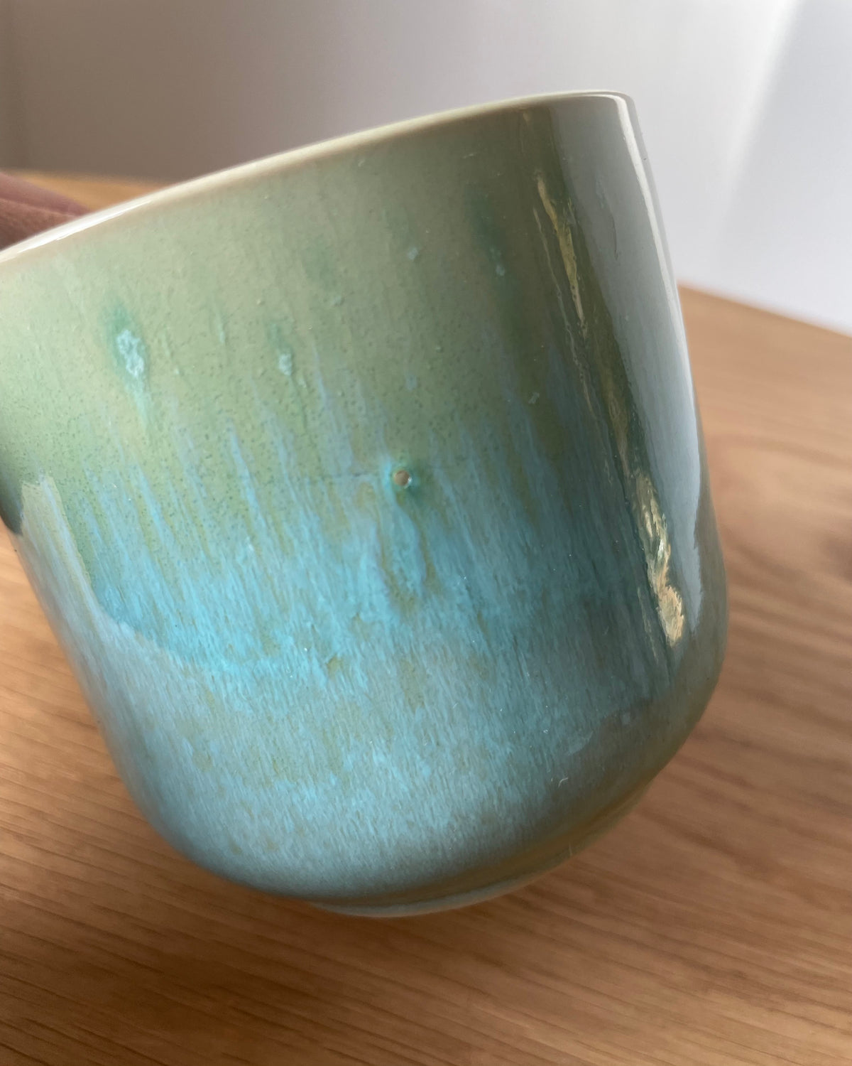 Évora Becher Mint Grün Imperfections