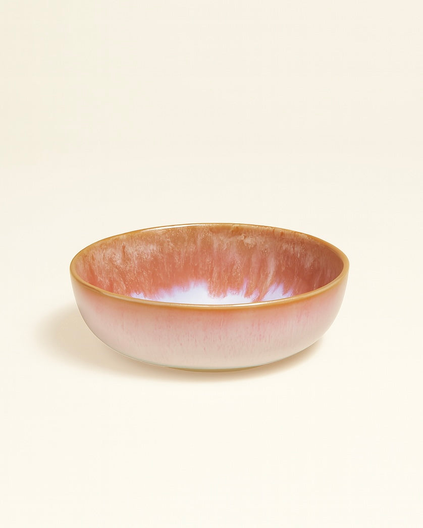 Évora pasta plate small coral pink