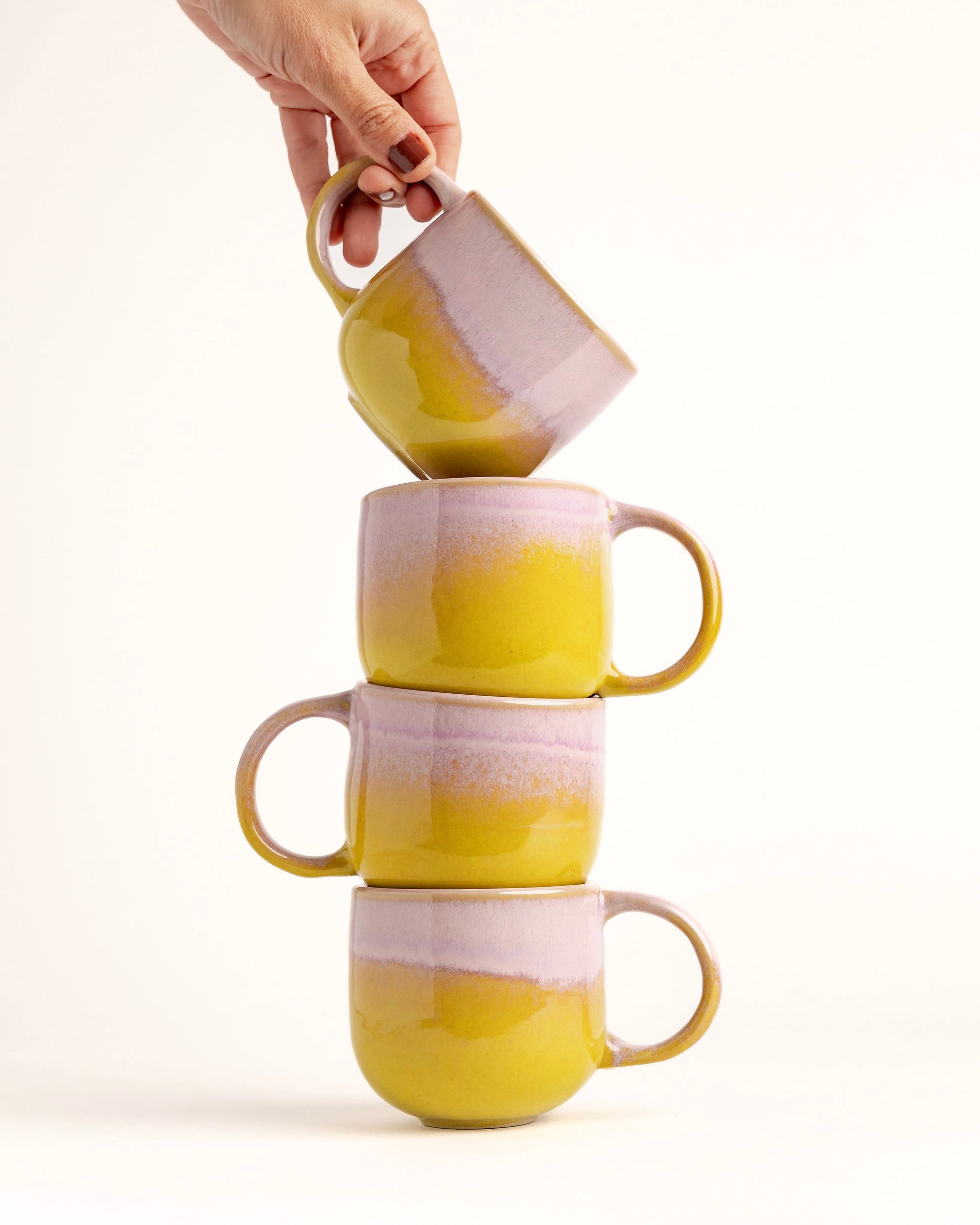 Doce Tasse Rosa Gelb