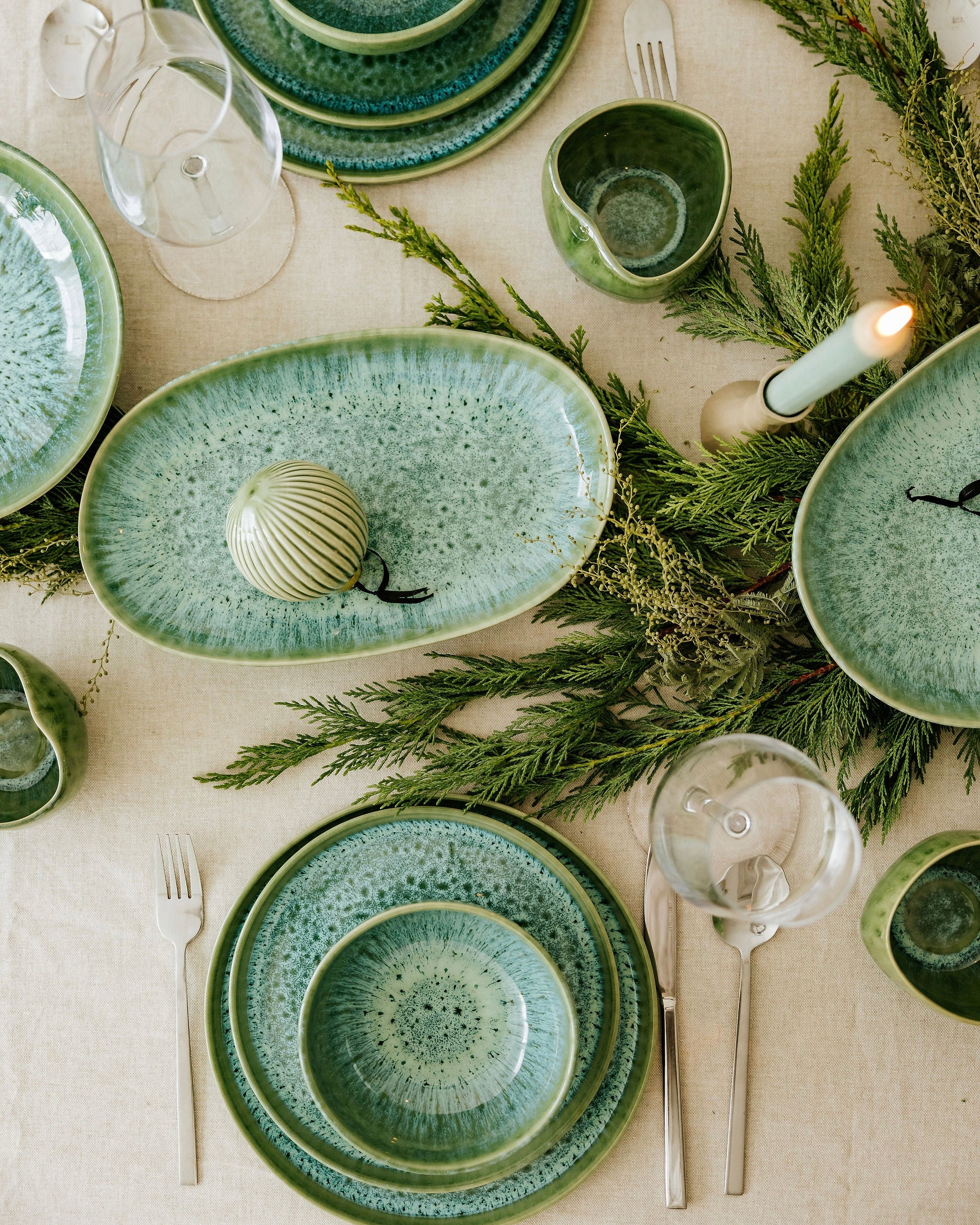 Faro Plate Large Matt White