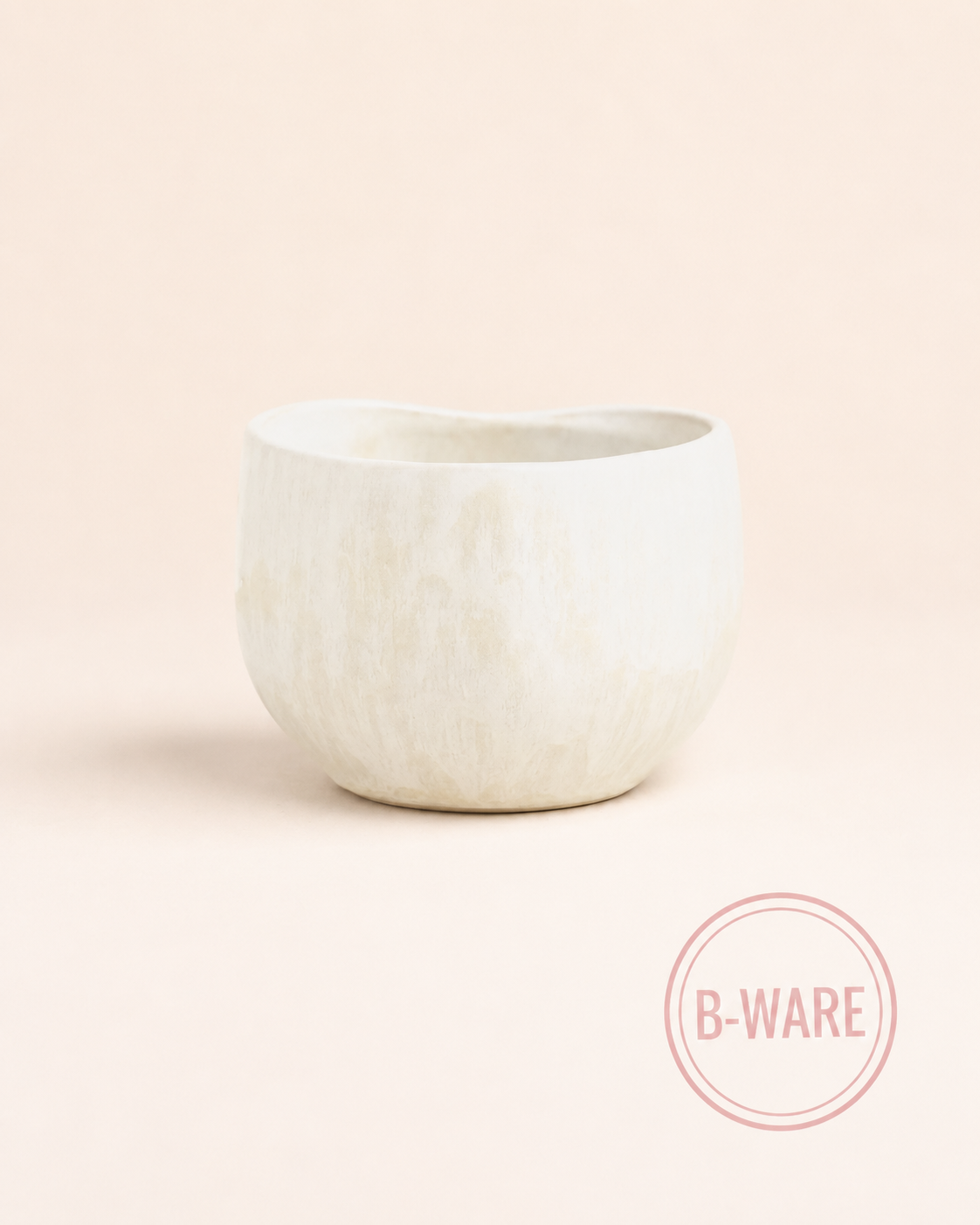 Amora Becher Mattweiß Creme B-Ware