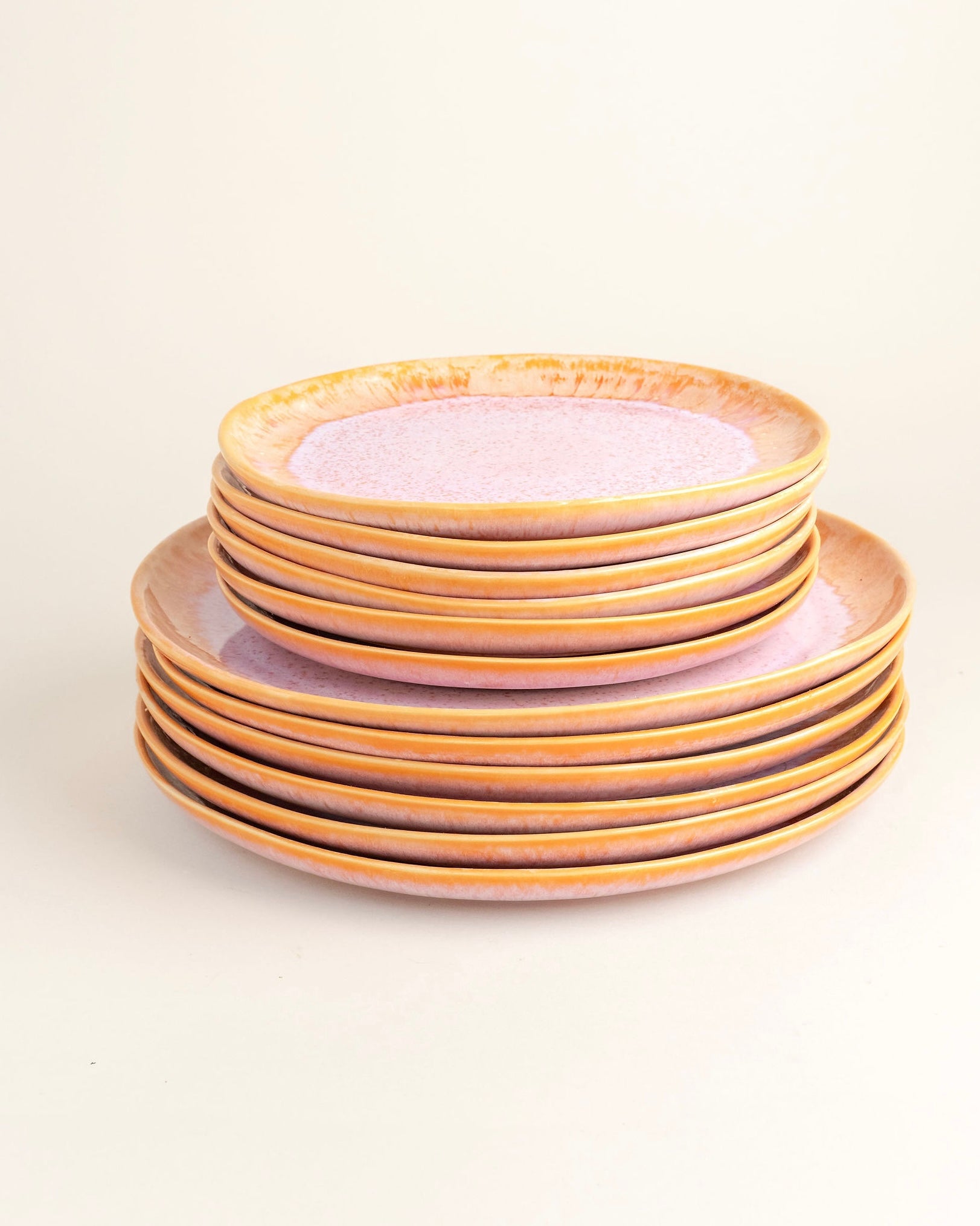 Évora tableware set Coral Pink 12-piece